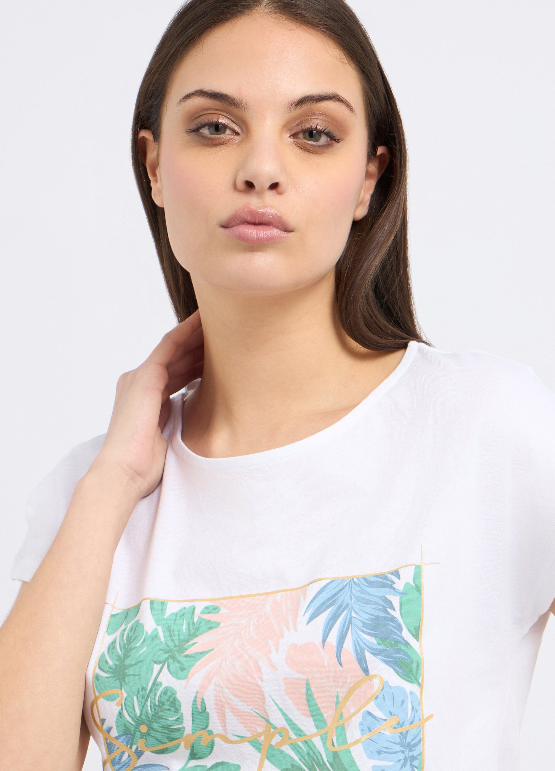 T-shirt in puro cotone donna_2
