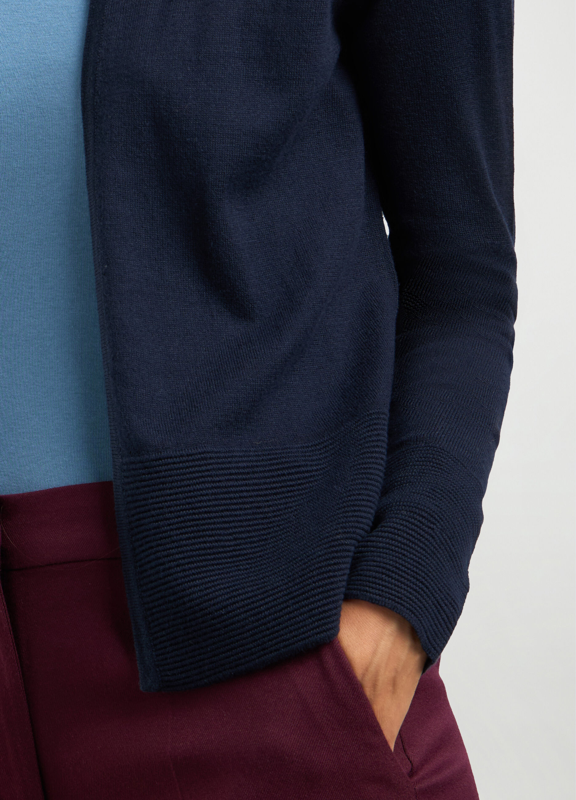 Cardigan in misto cotone donna_2