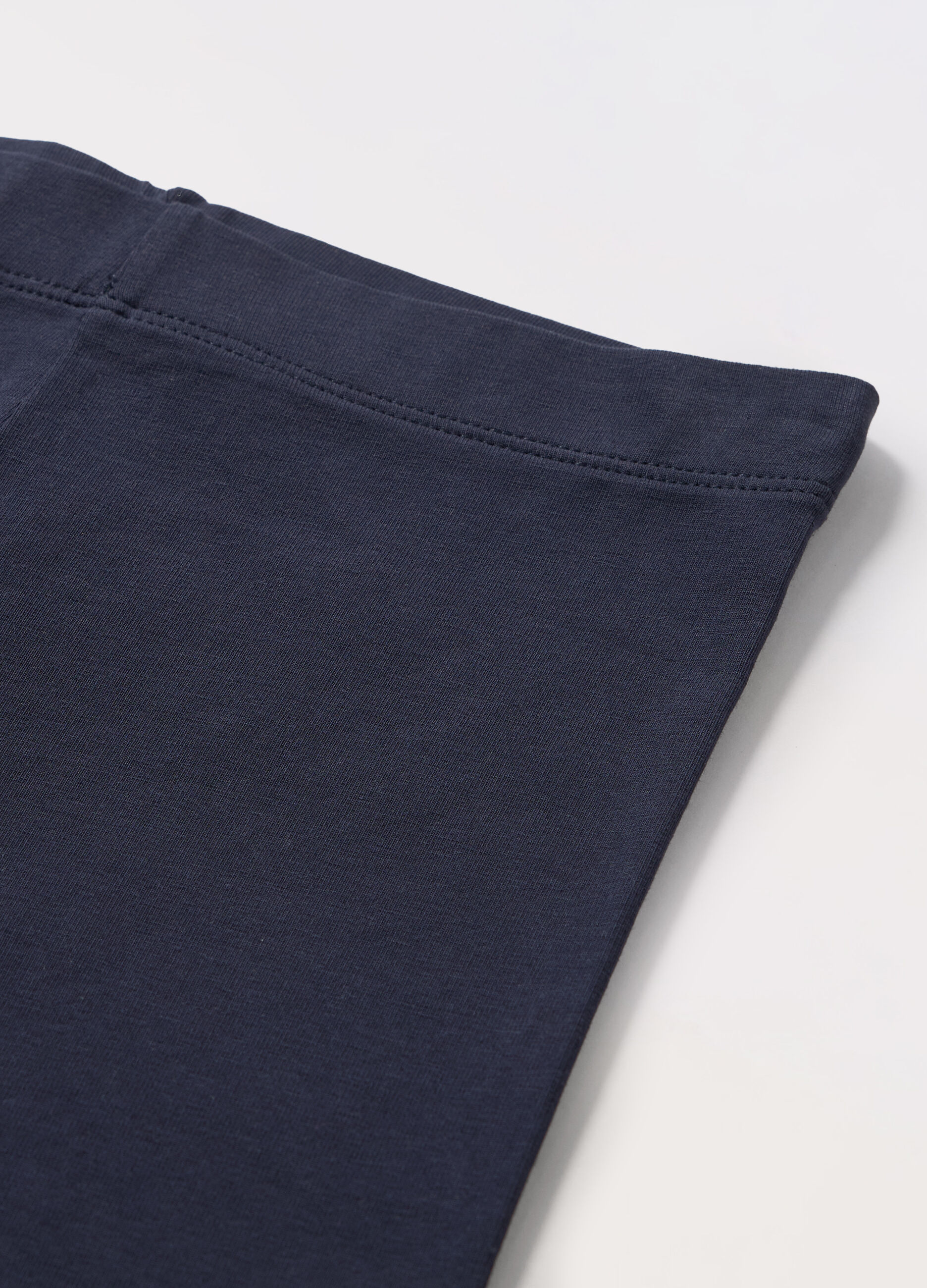 Leggings capri in jersey di cotone stretch ragazza_1