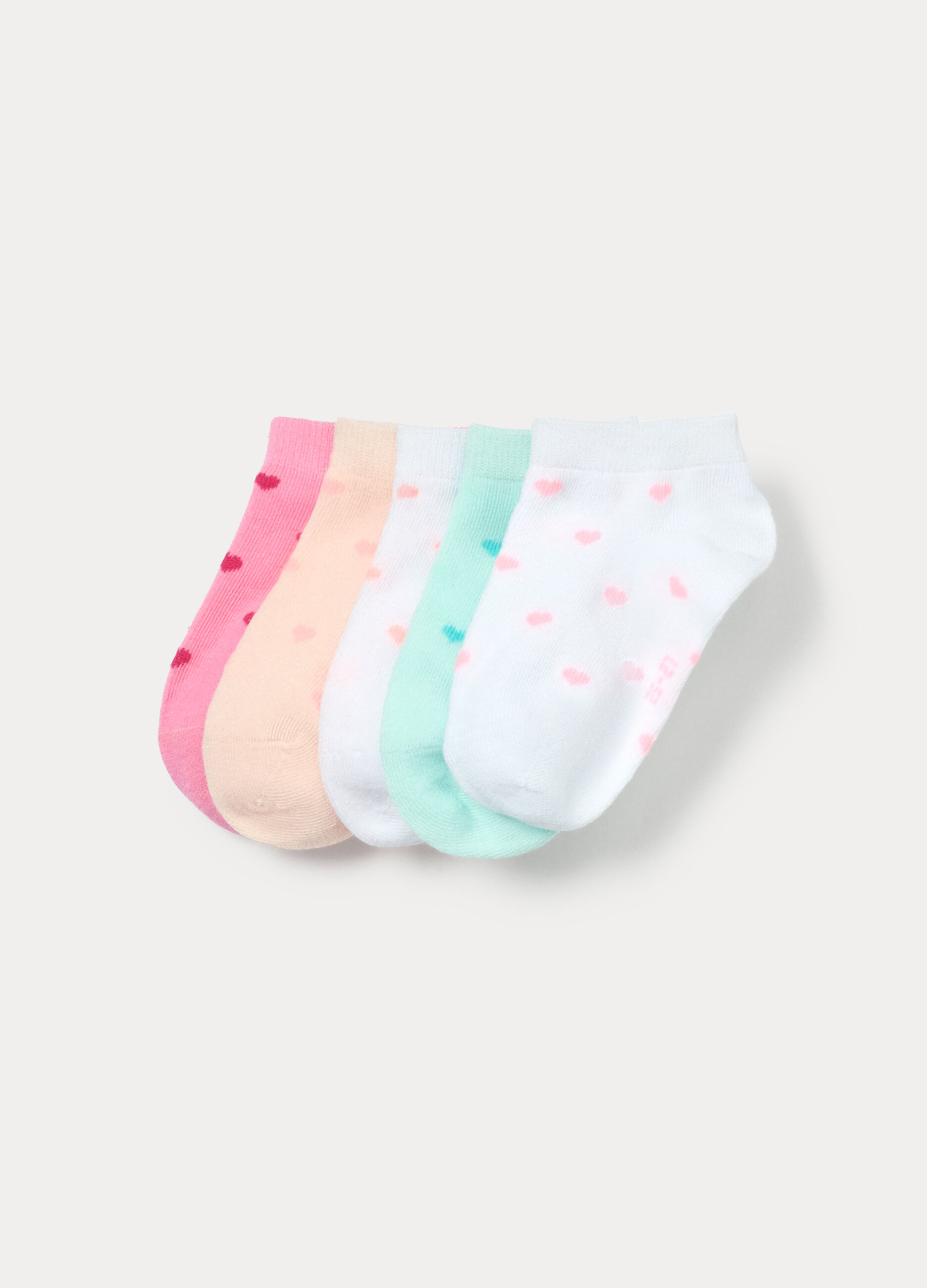 Pack 5 calzini corti misto cotone_0