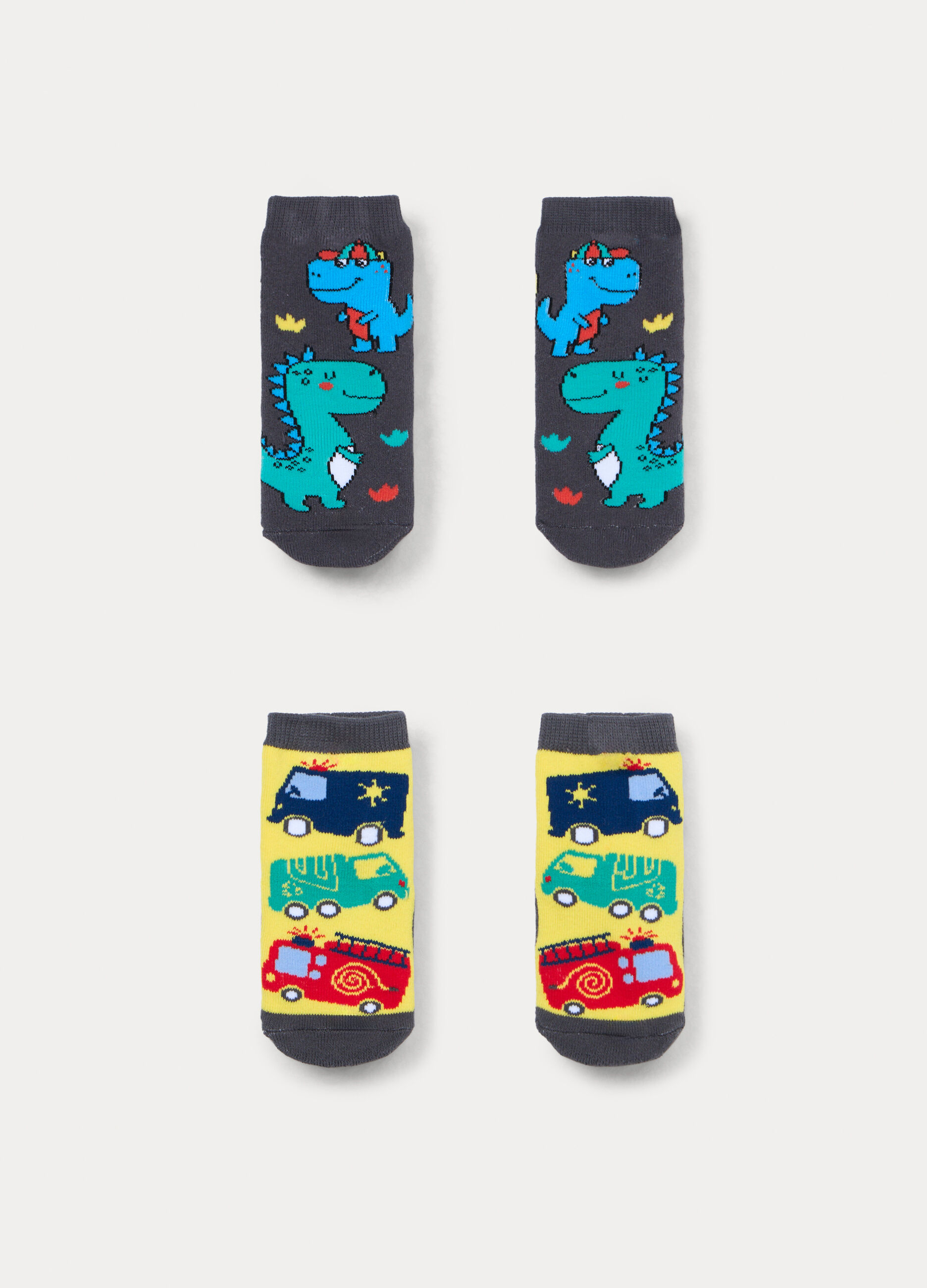 Pack 2 calze antiscivolo in spugna misto cotone stretch_0