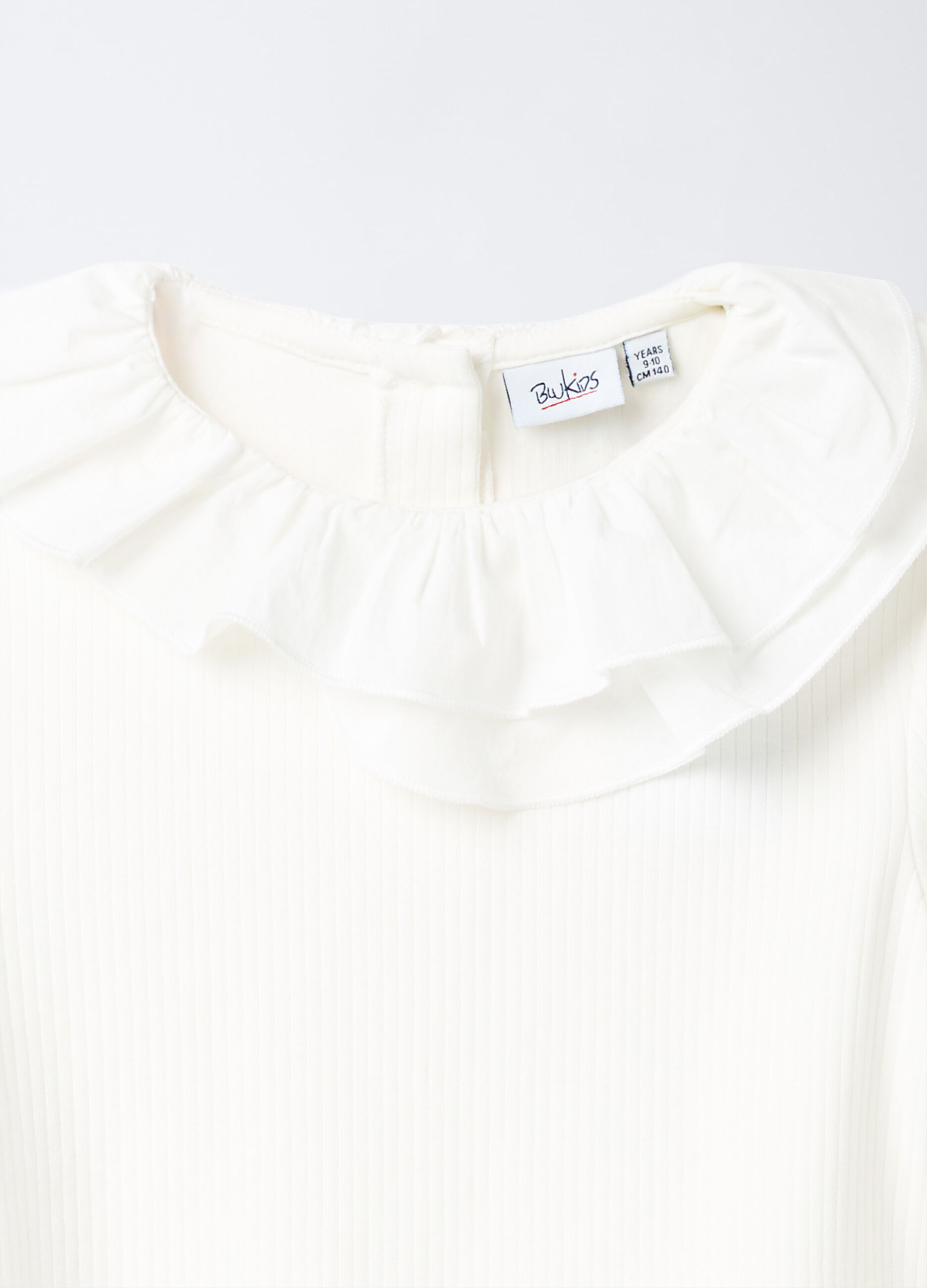 T-shirt in costina di cotone stretch Fit Slim bambina_2