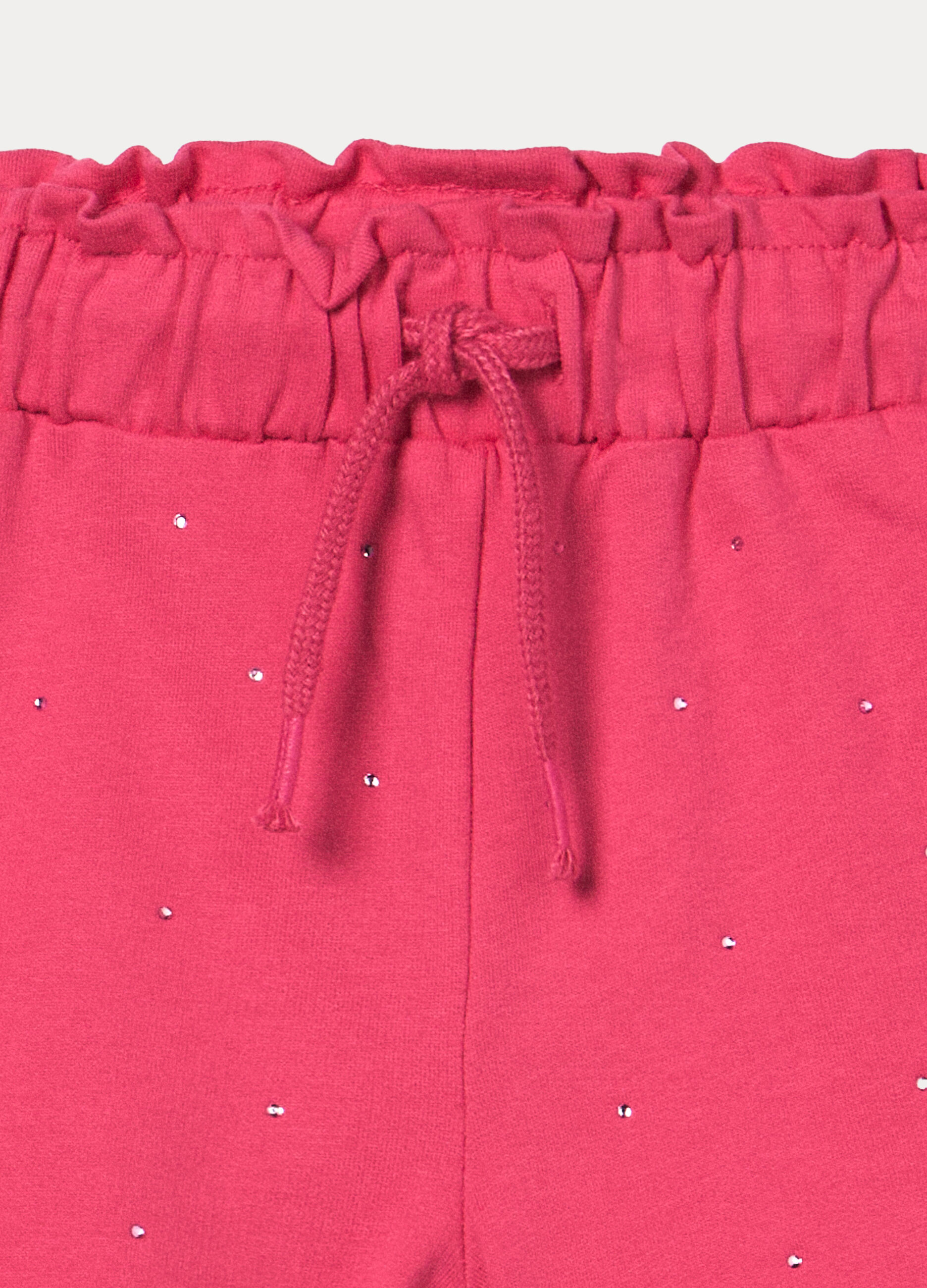 Shorts in french terry di puro cotone bambina_2