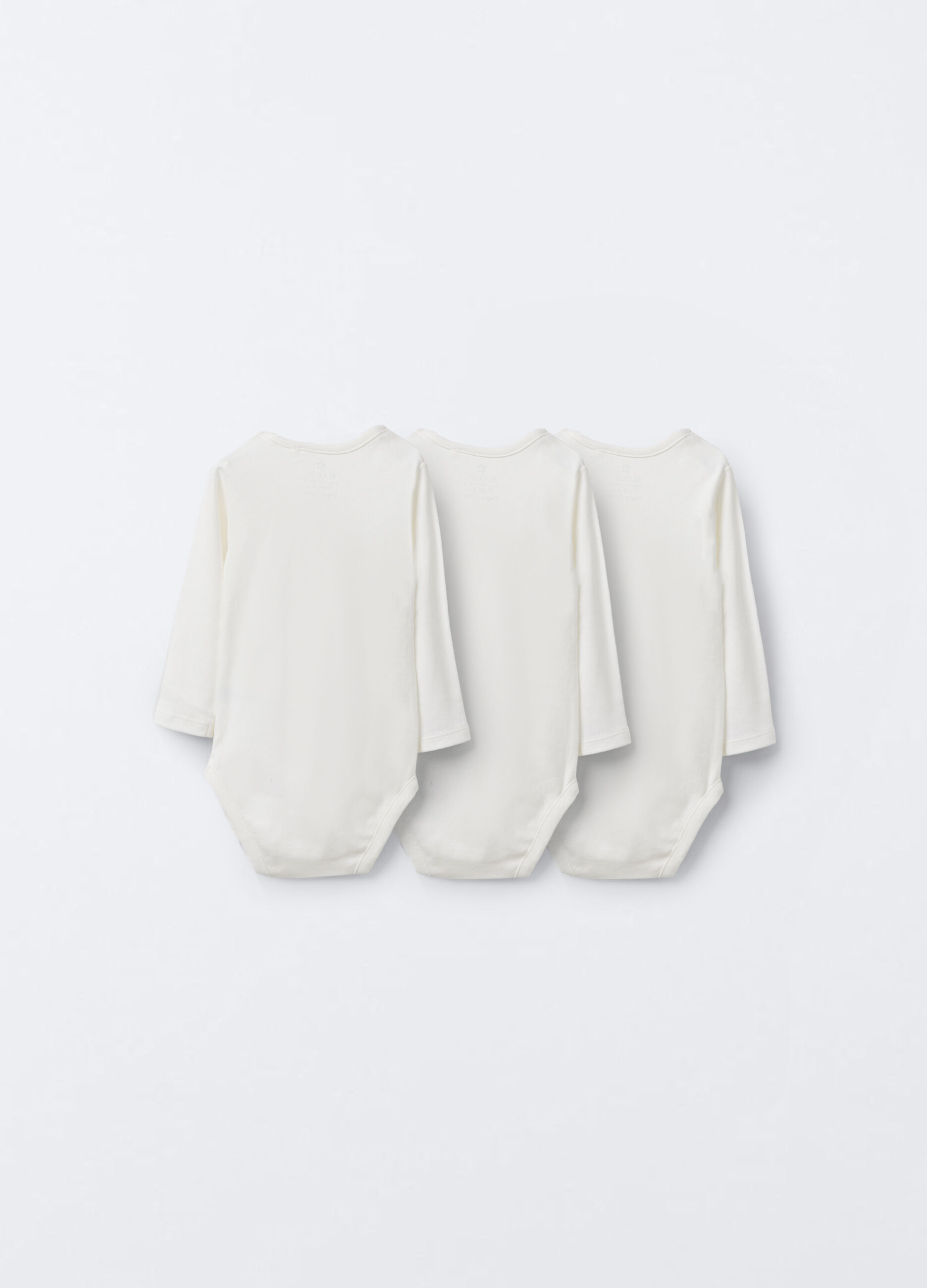 Pack 3 body in interlock di puro cotone _1