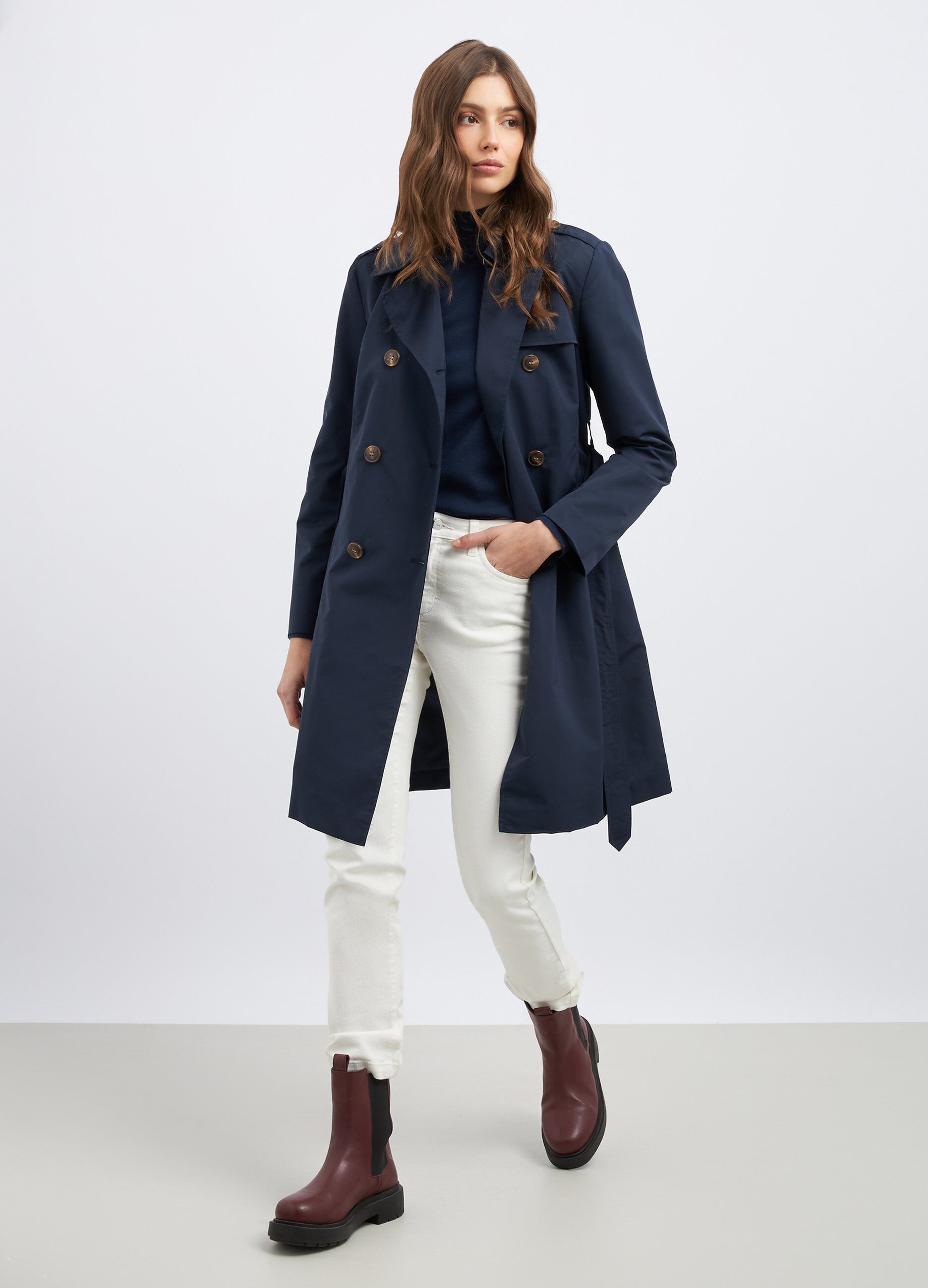 Trench doppiopetto donna_0