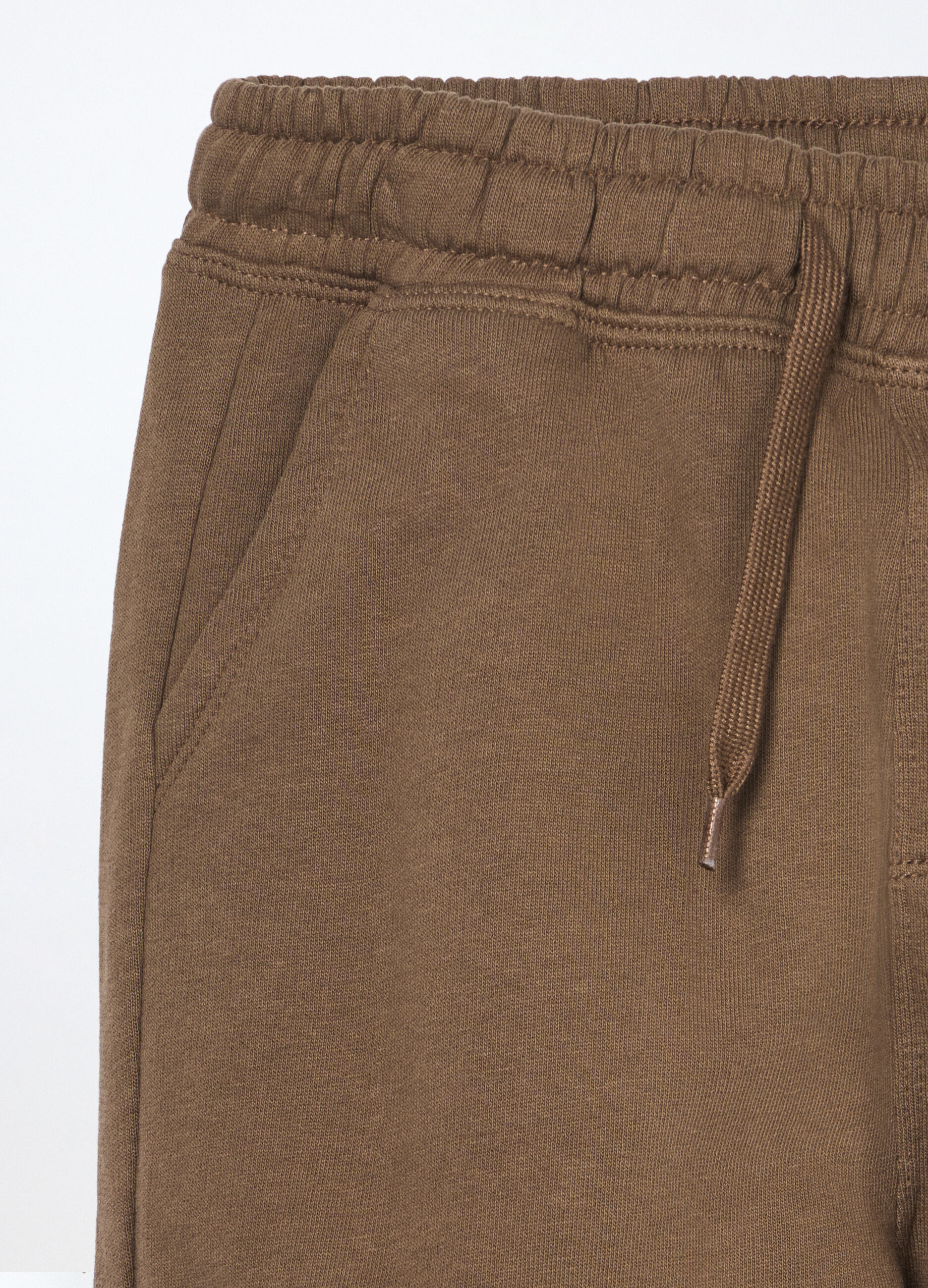 Jogger cargo in french terry di puro cotone ragazzo_2