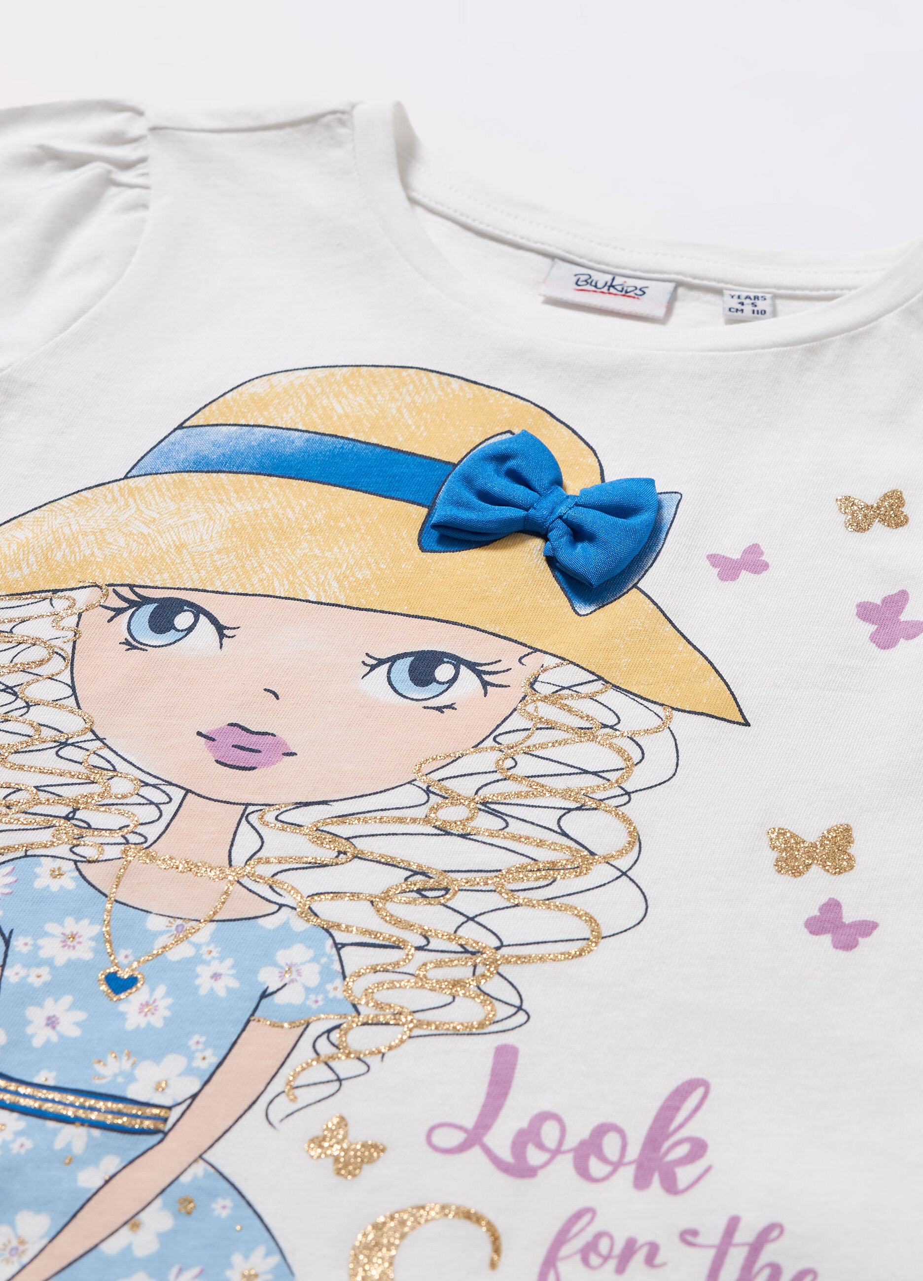 T-shirt in puro cotone bambina_1