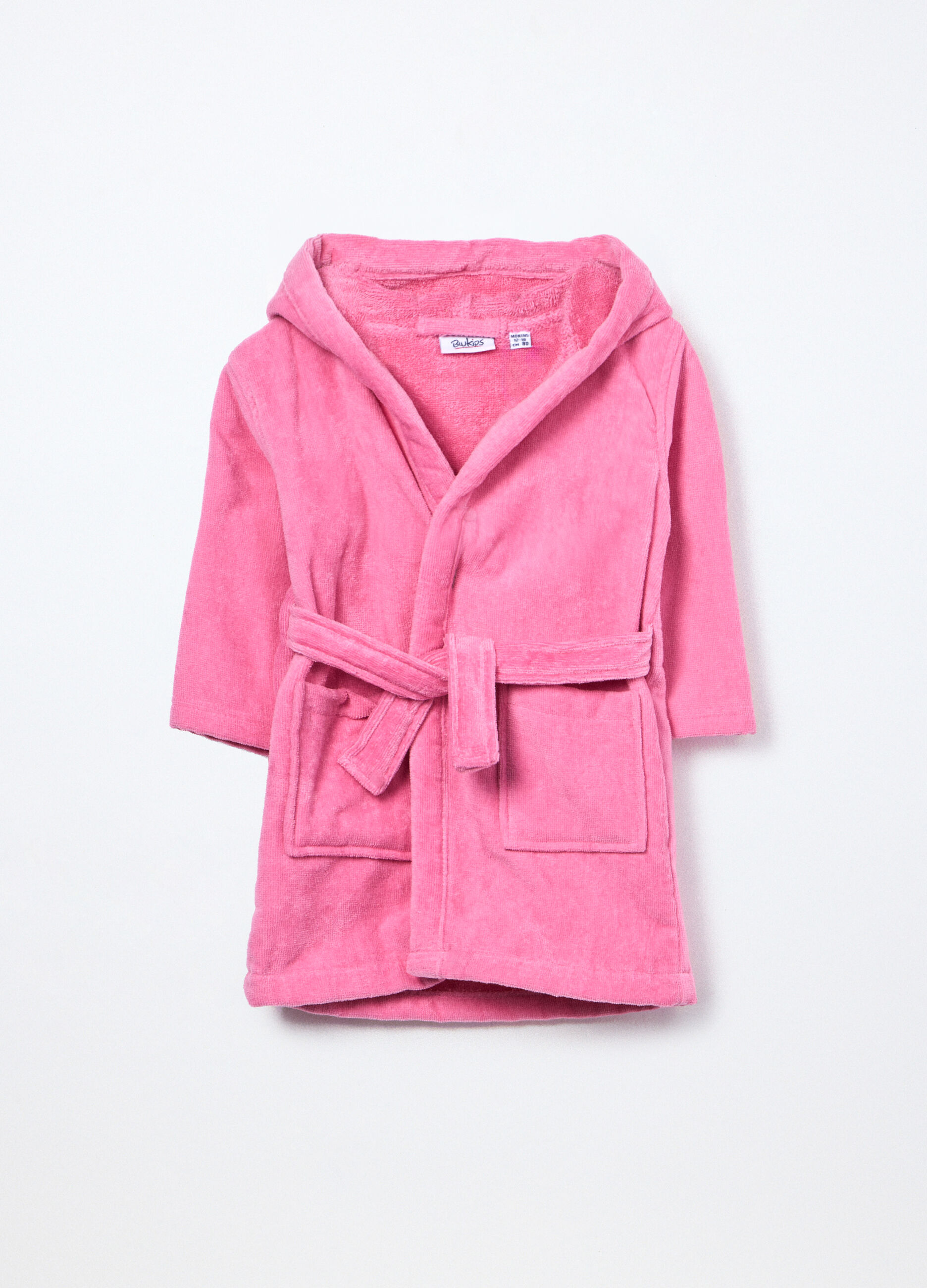 Accappatoio in spugna di puro cotone neonata_0