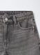 Pantaloni in denim misto cotone Wide Leg ragazza_2