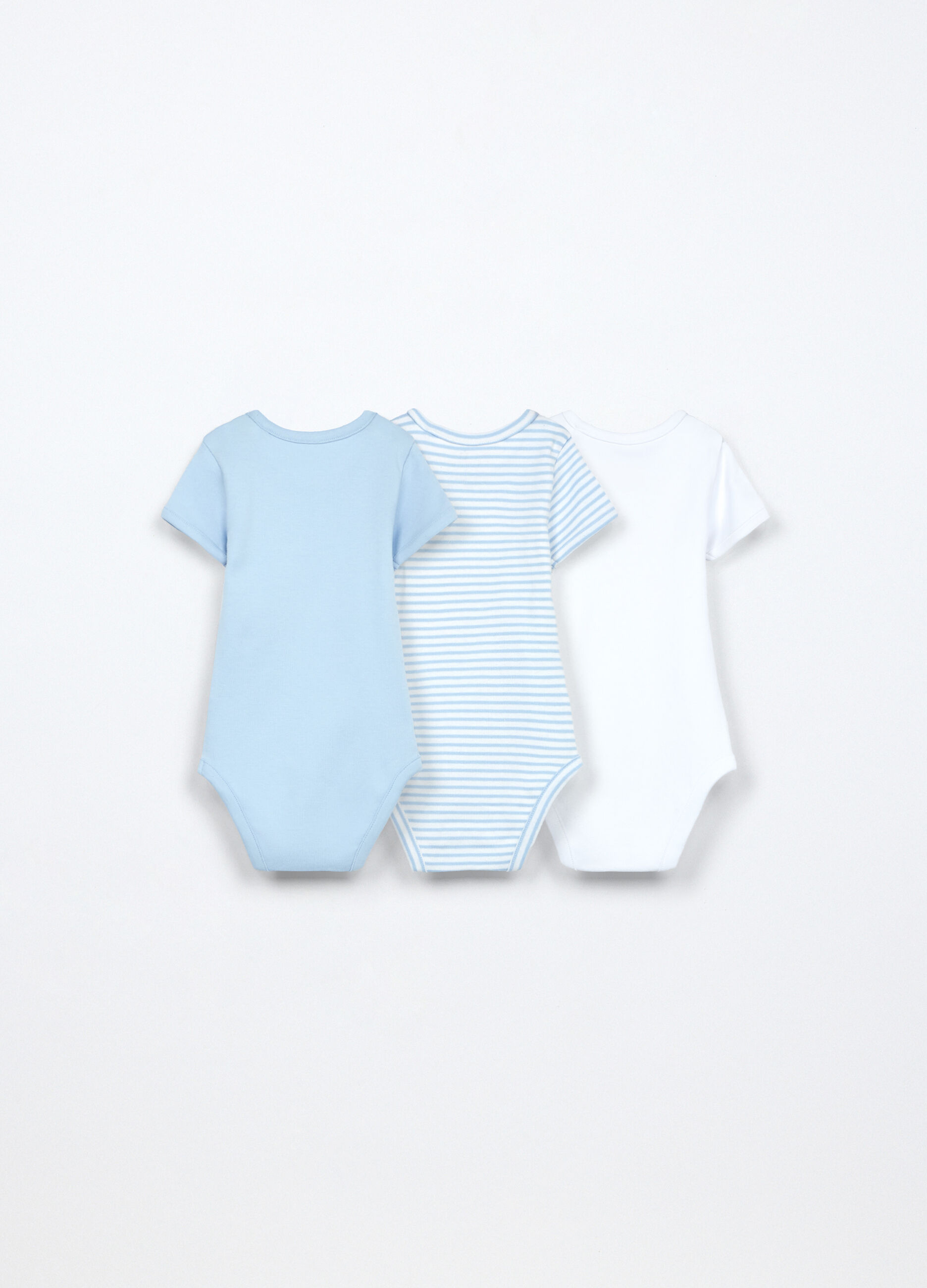 Pack 3 body in interlock di puro cotone neonato_1
