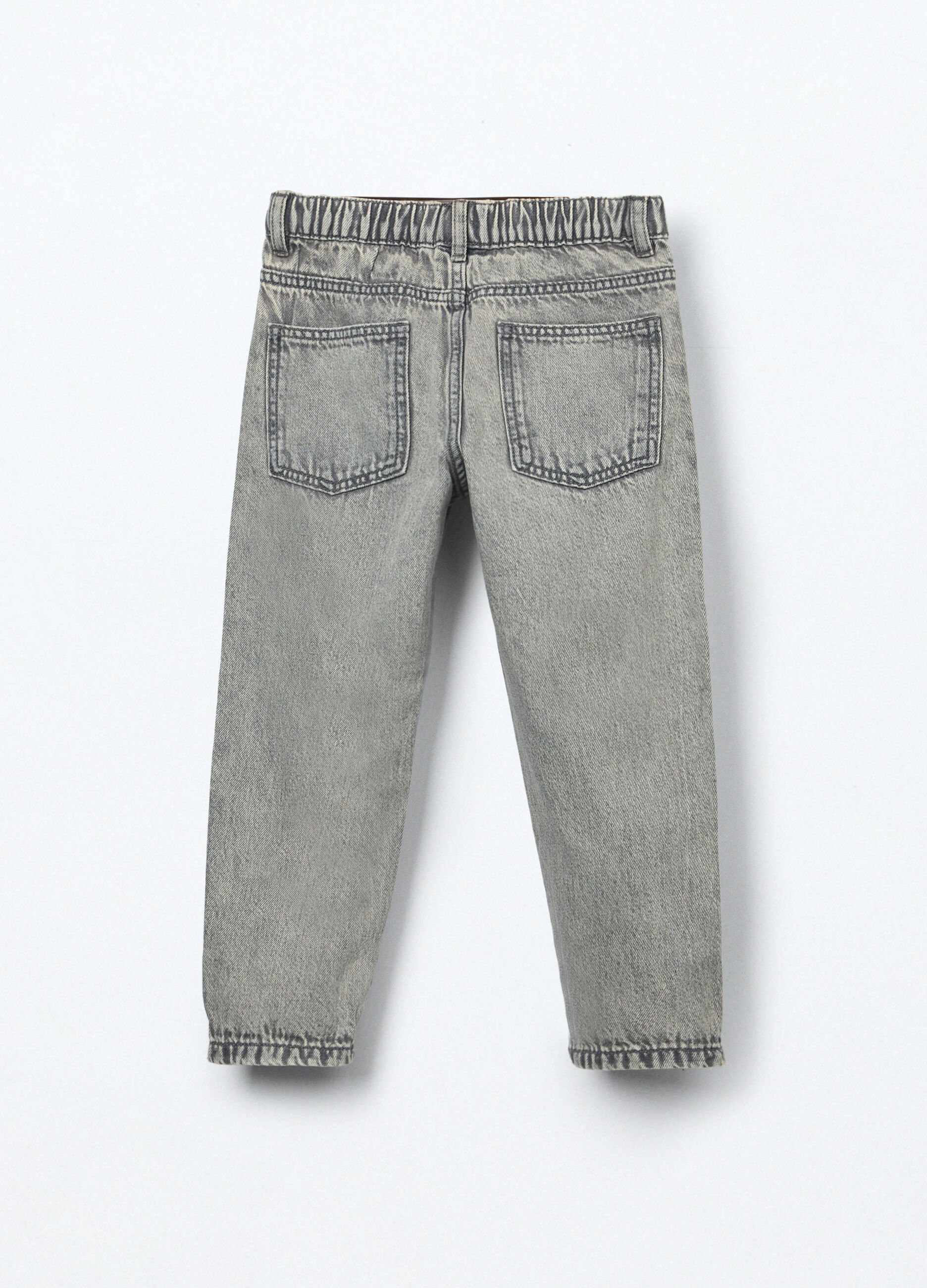 Jeans in misto cotone riciclato bambino_1