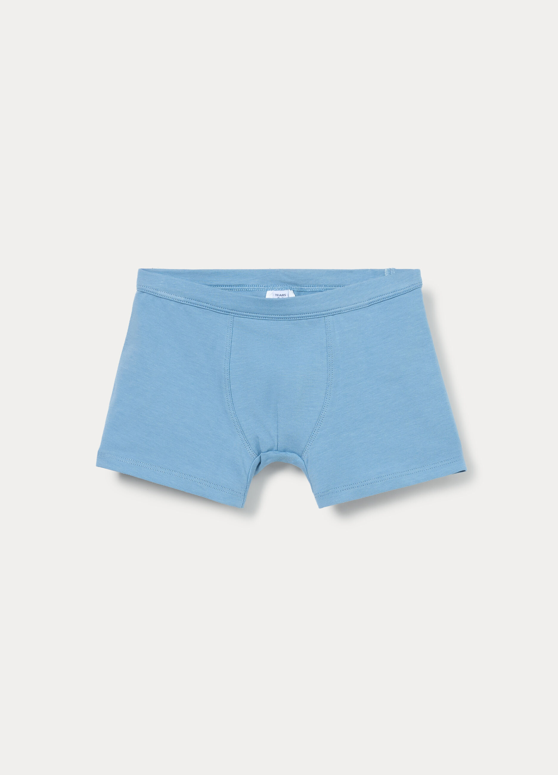 Boxer in jersey di cotone stretch bambino_0