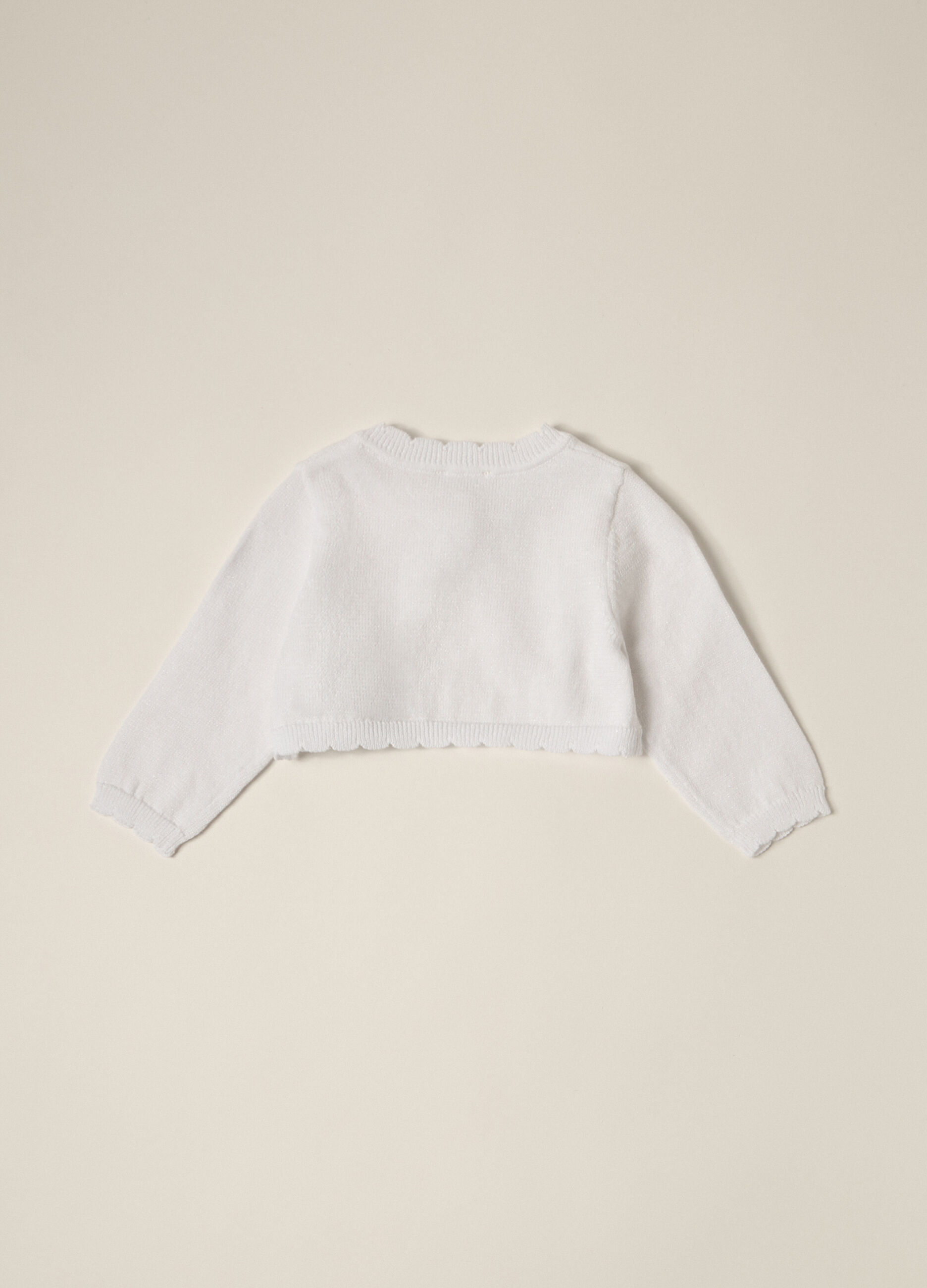 Cardigan in misto cotone IANA neonata_2