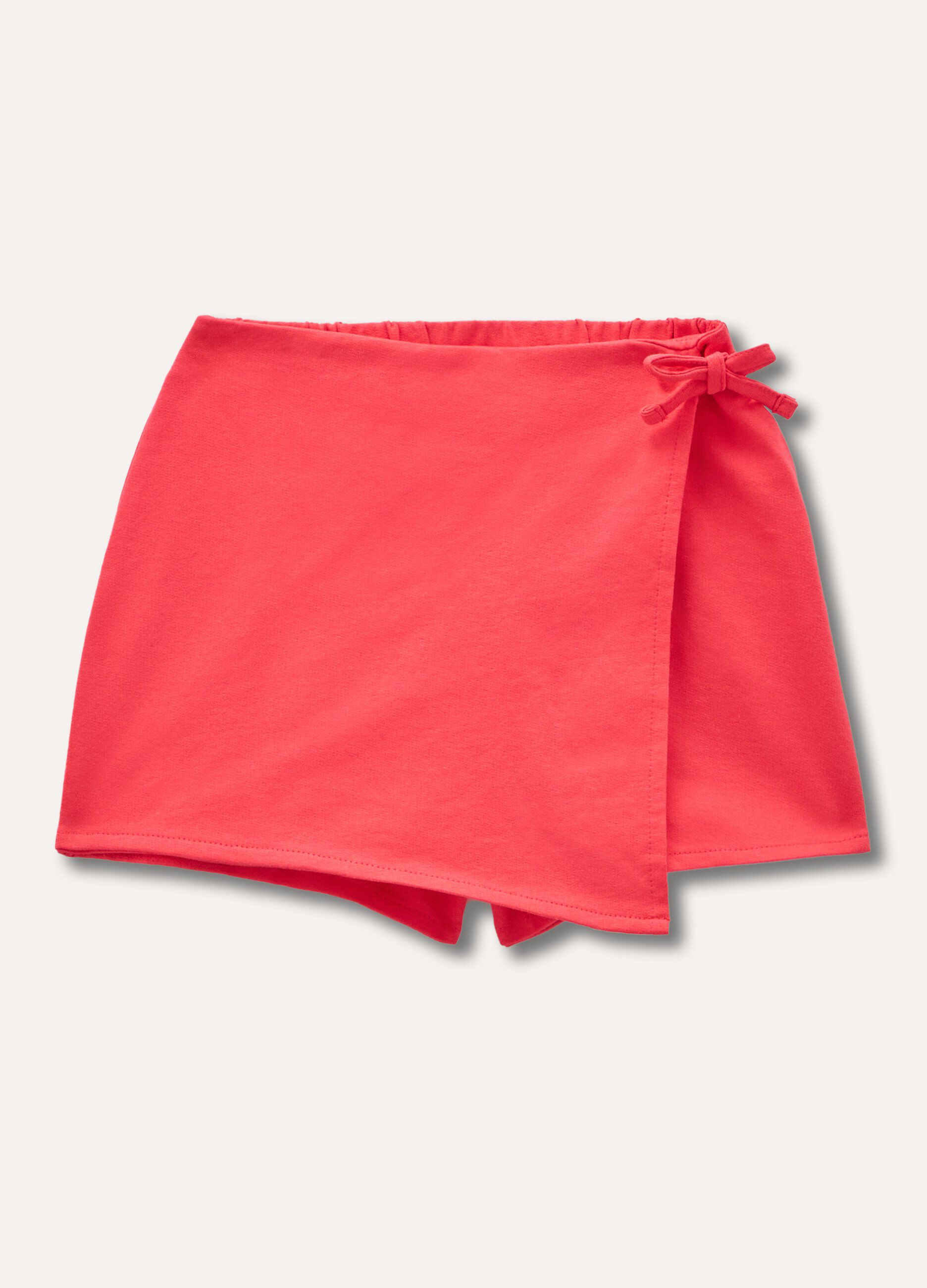 Skort in puro cotone bambina_0