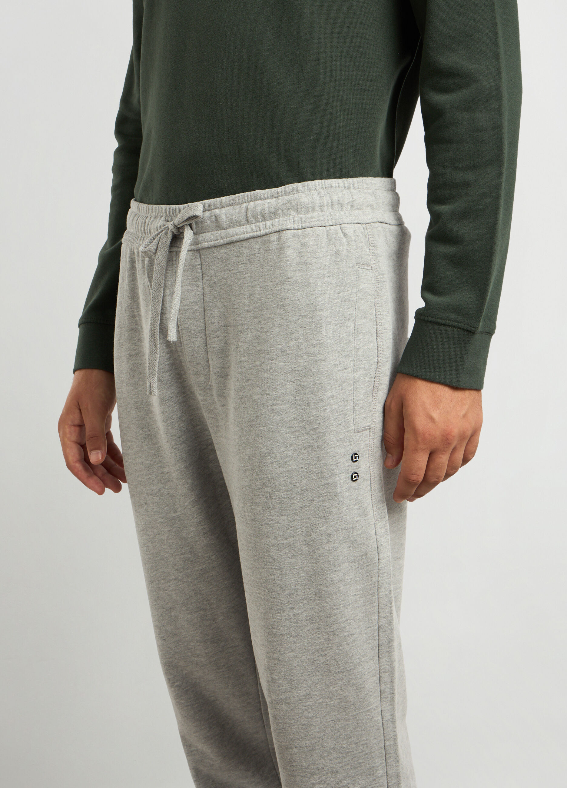 Joggers in felpa di cotone uomo_2
