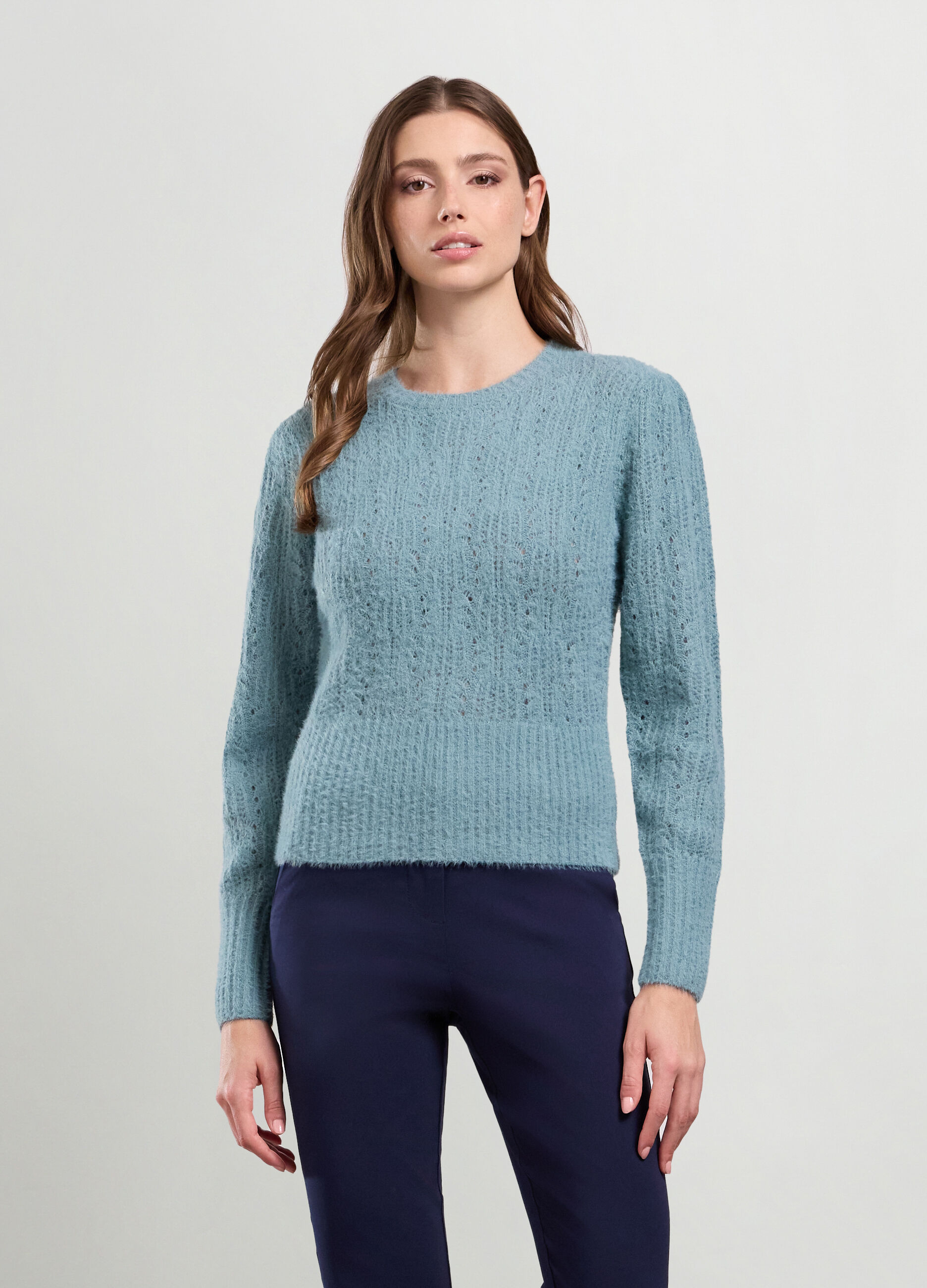 Tricot con lavorazione jacquard donna_0