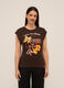 T-shirt in jersey di puro cotone donna_0