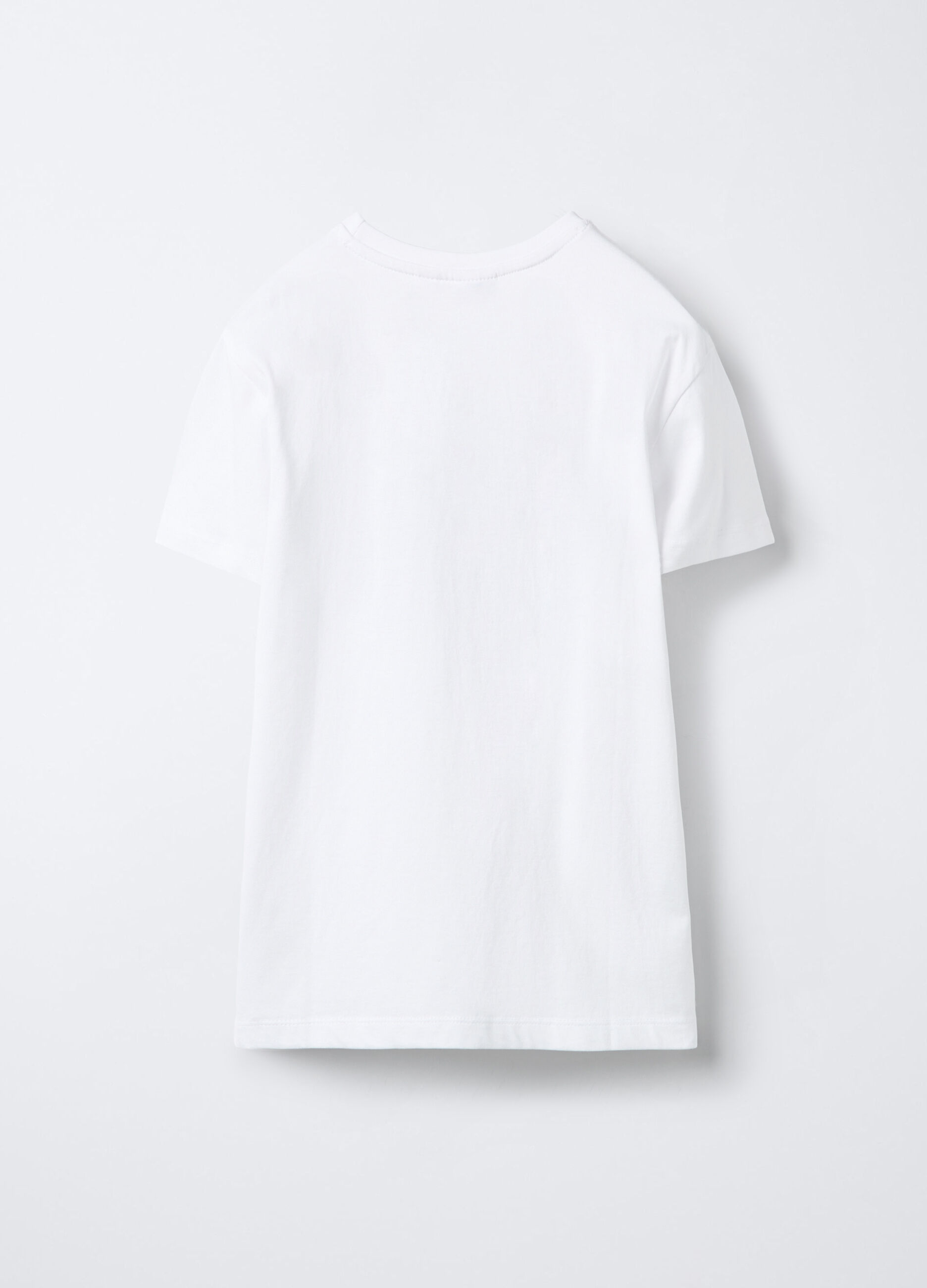 T-shirt girocollo in jersey di puro cotone ragazzo_1