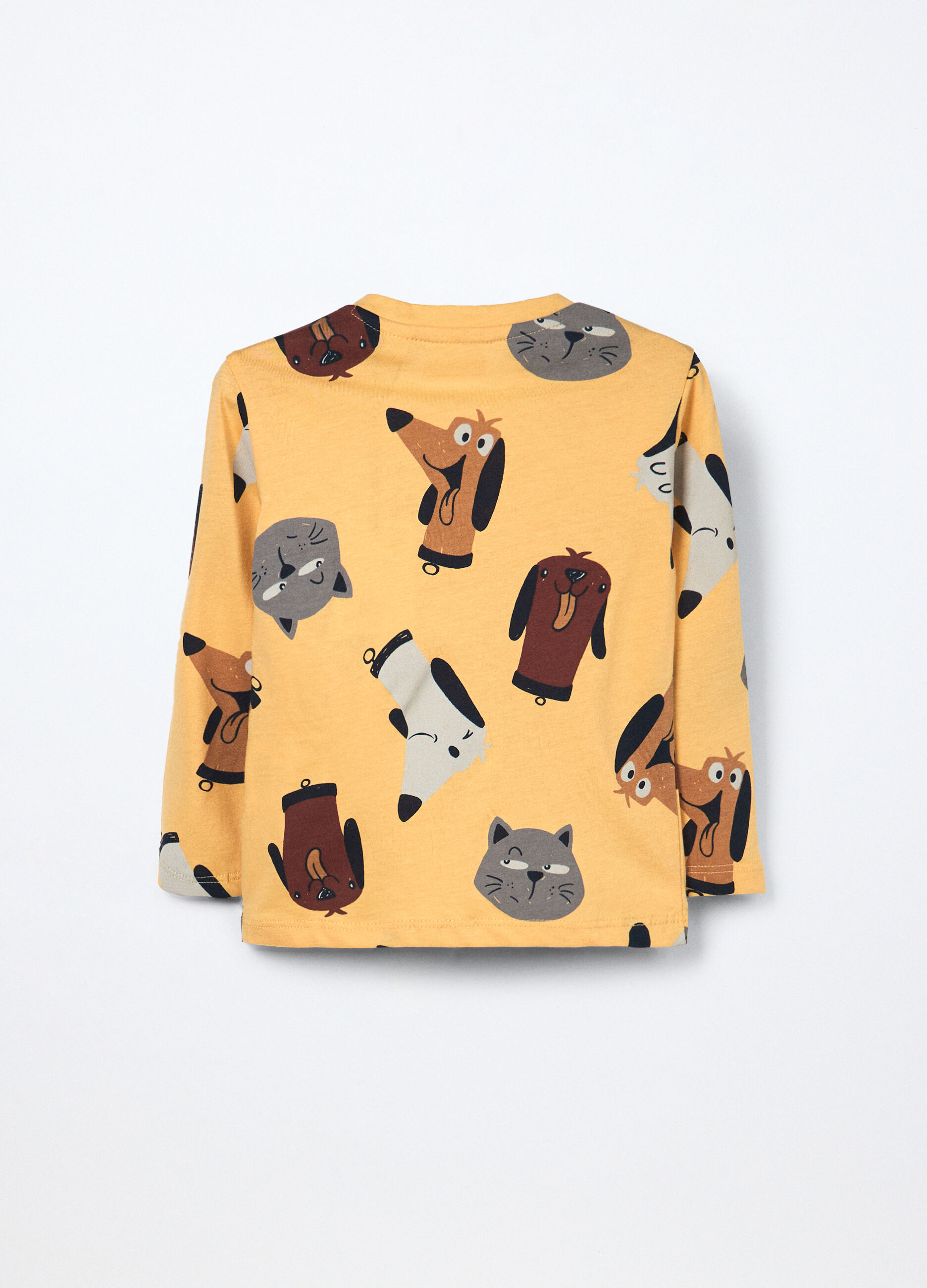 T-shirt in jersey di puro cotone neonato_1