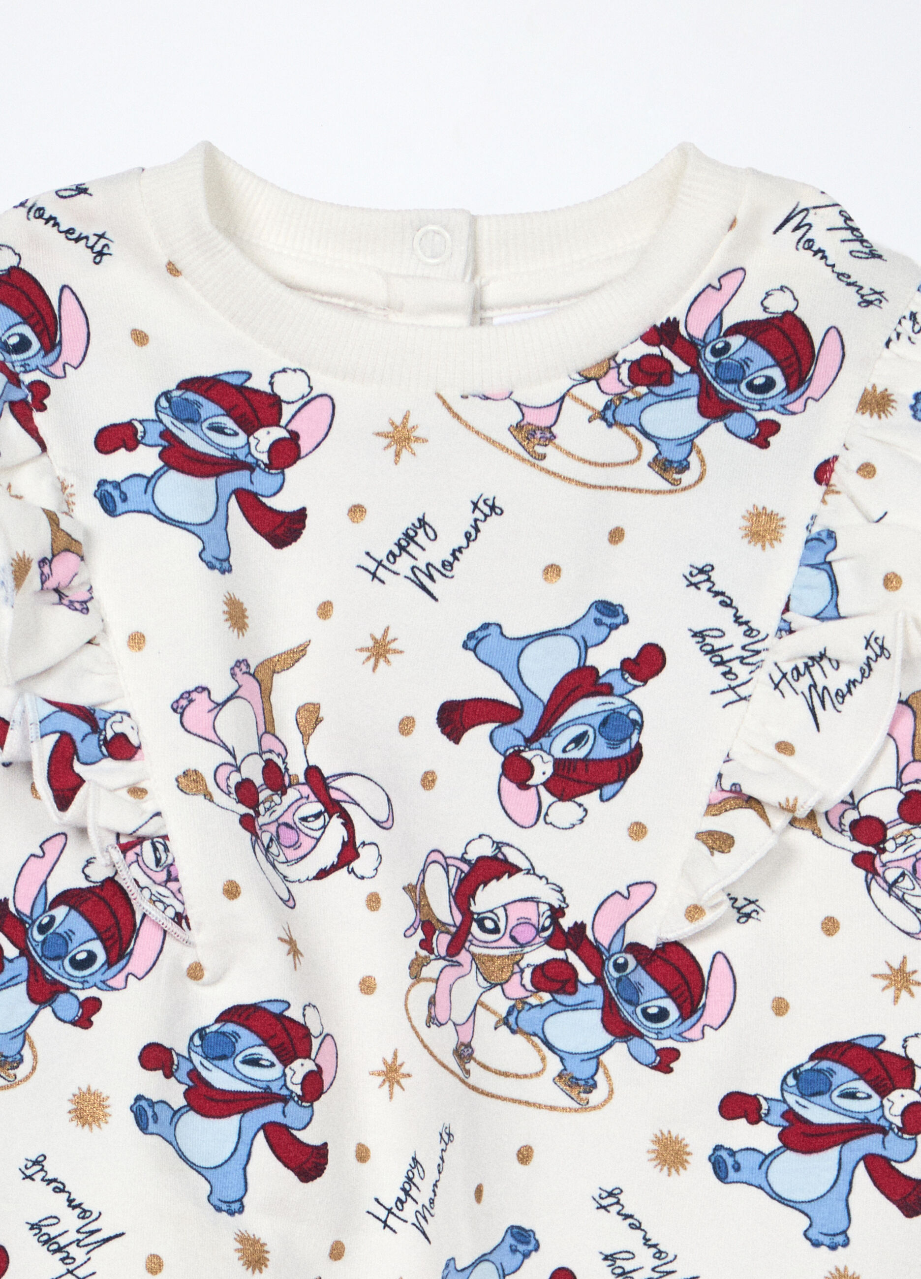 Jogging set in cotone fleece stretch neonata_2