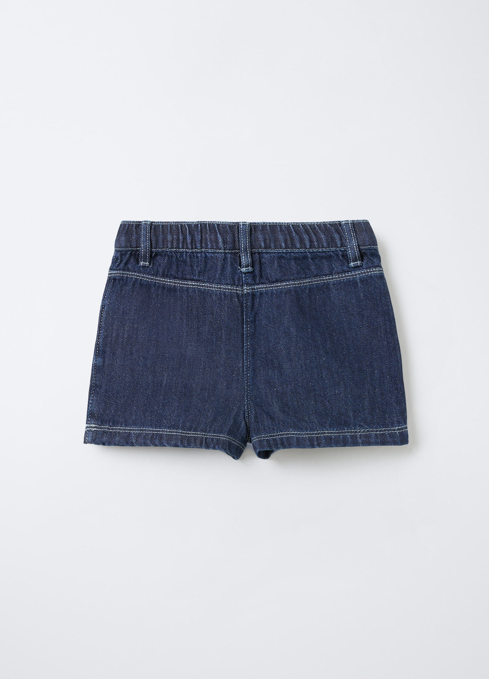 Gonna in denim di cotone misto viscosa Fit Regular bimba_1