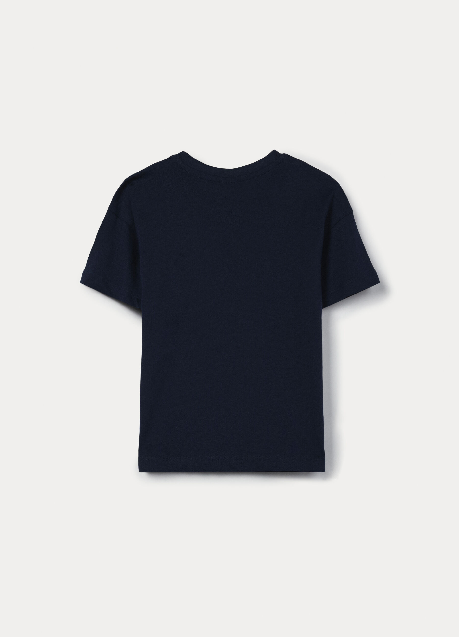 T-shirt con stampa in jersey di puro cotone bambino_1