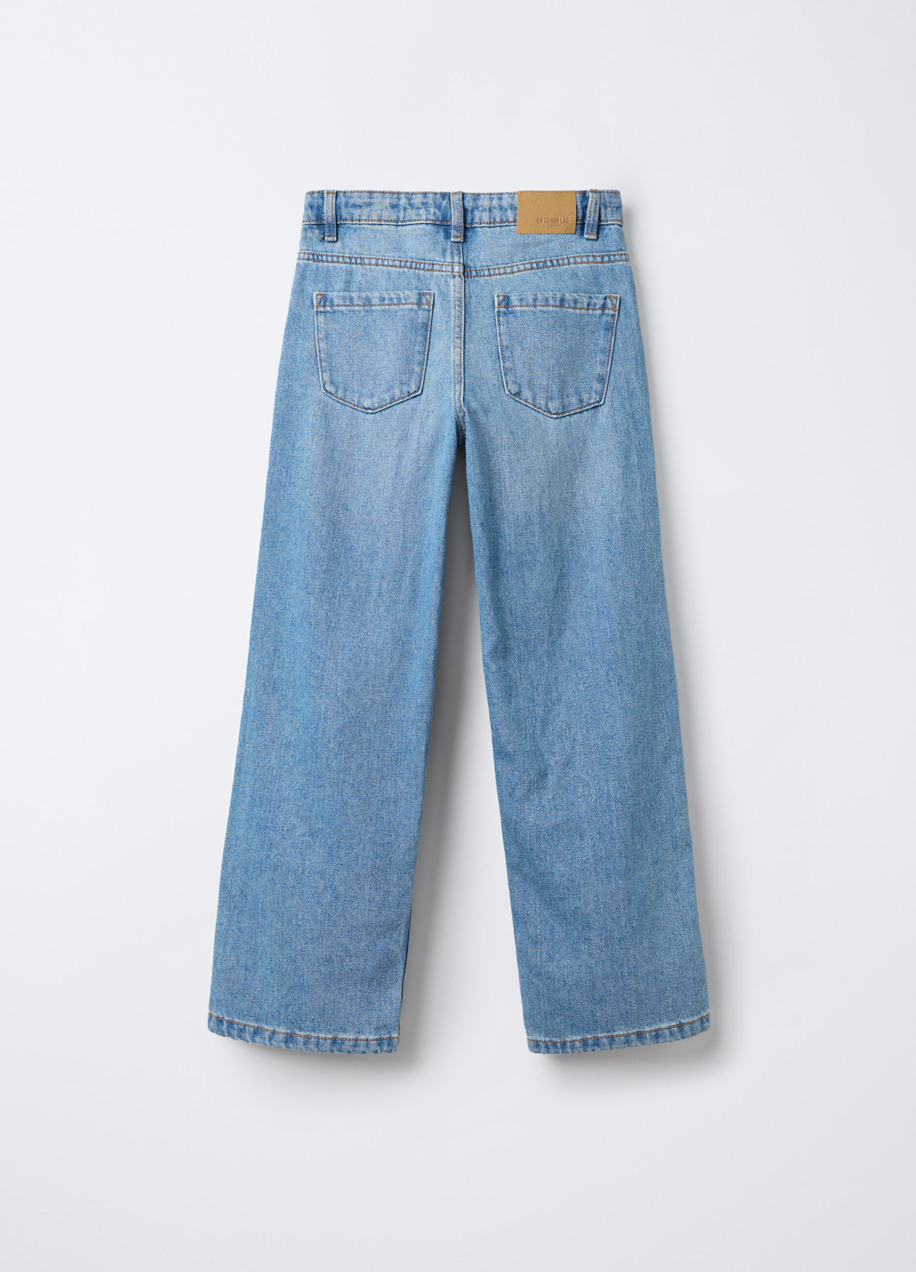 Pantaloni in denim Straight Fit ragazza_1