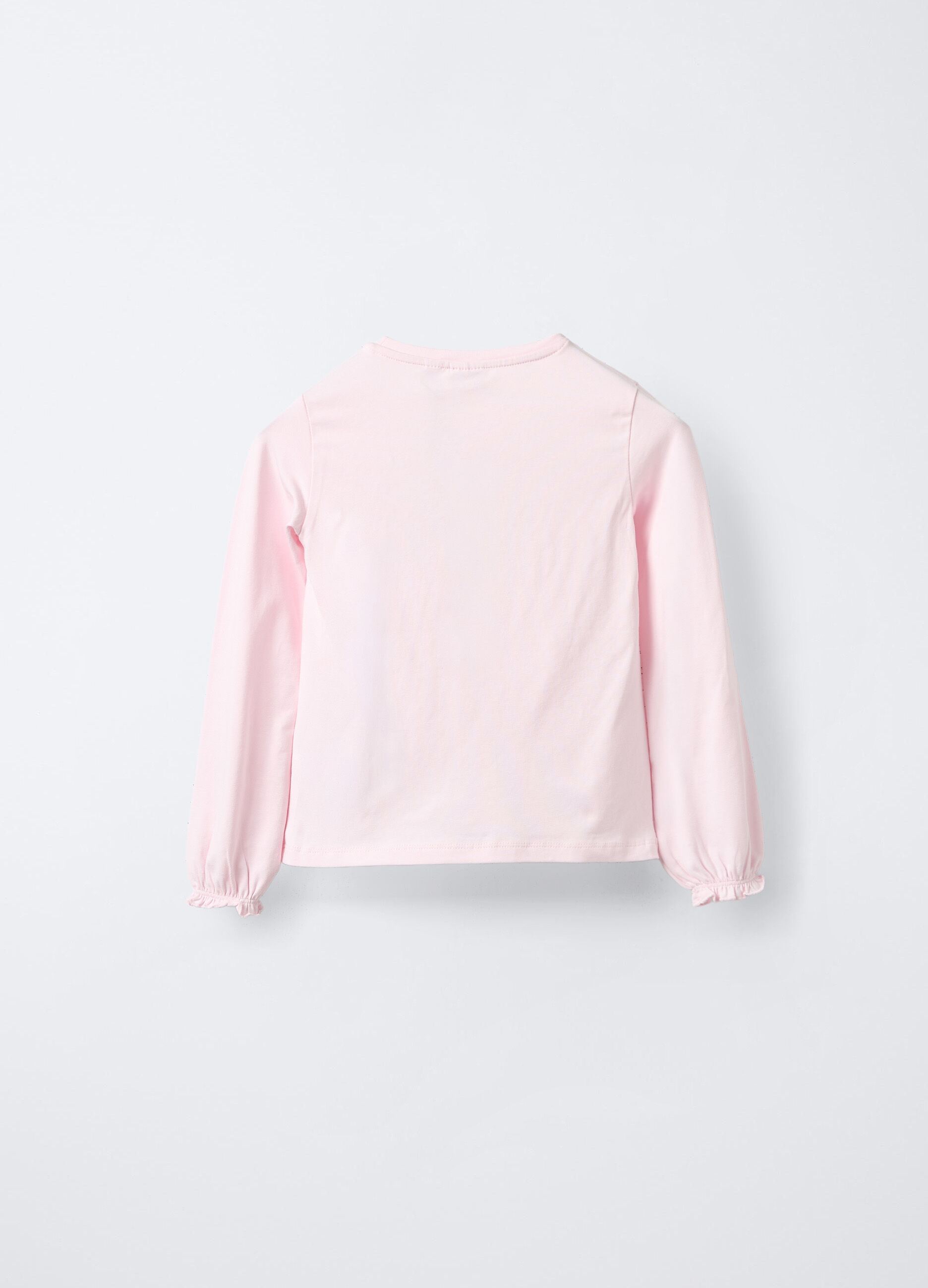 T-shirt in jersey di puro cotone bambina_1