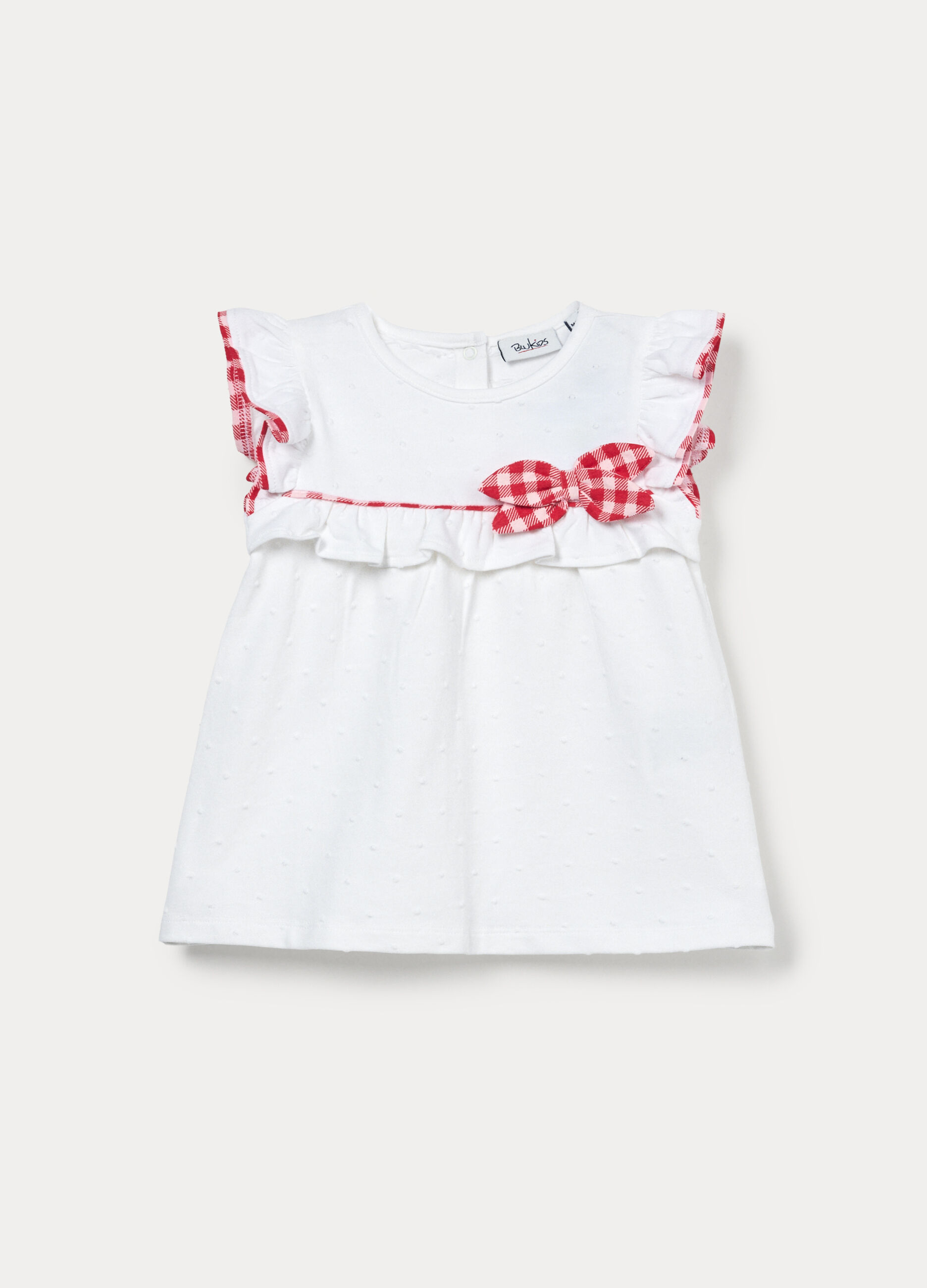 Canotta in jersey di cotone stretch bimba_0