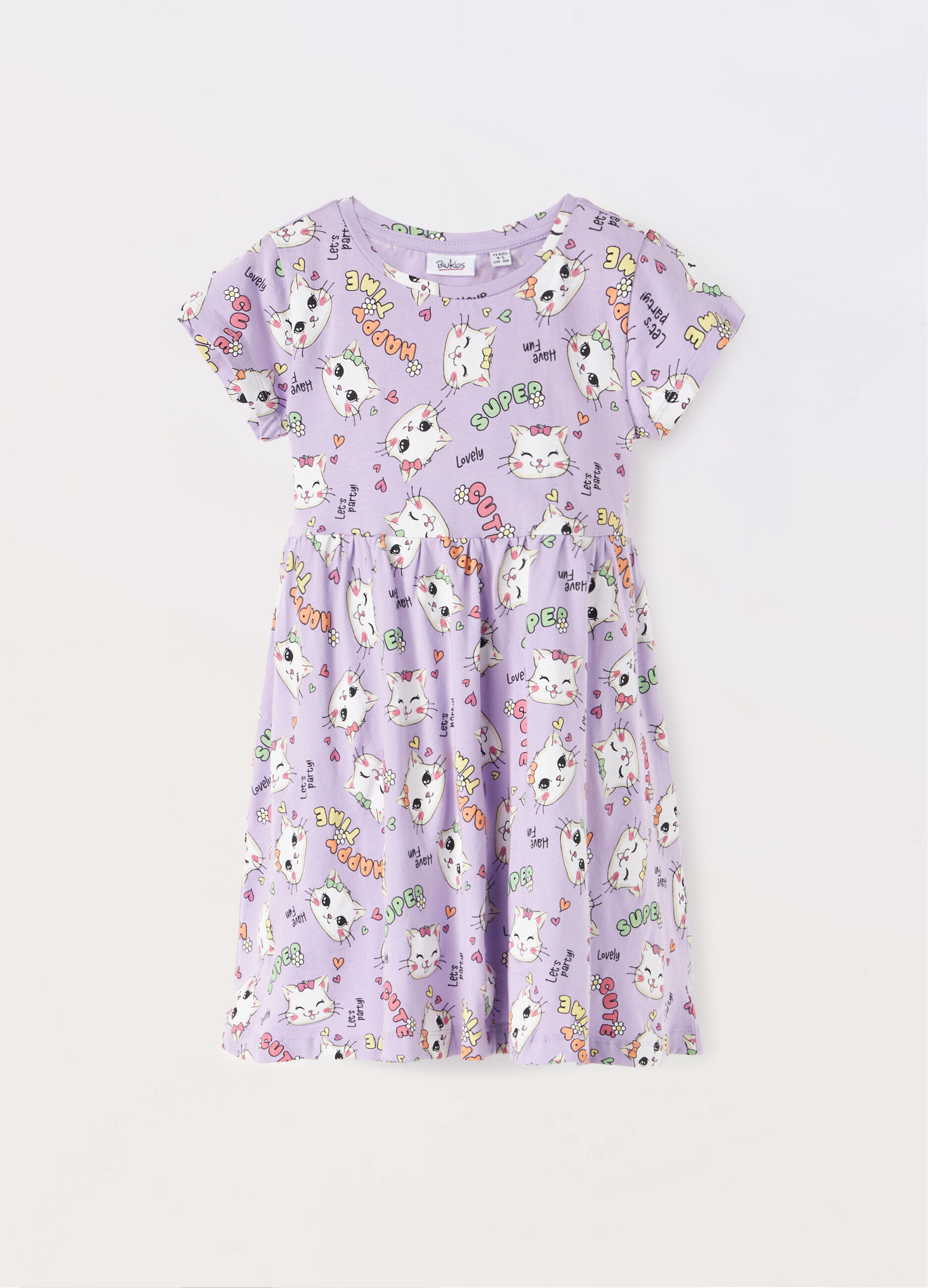 Vestito in jersey di puro cotone bambina_0