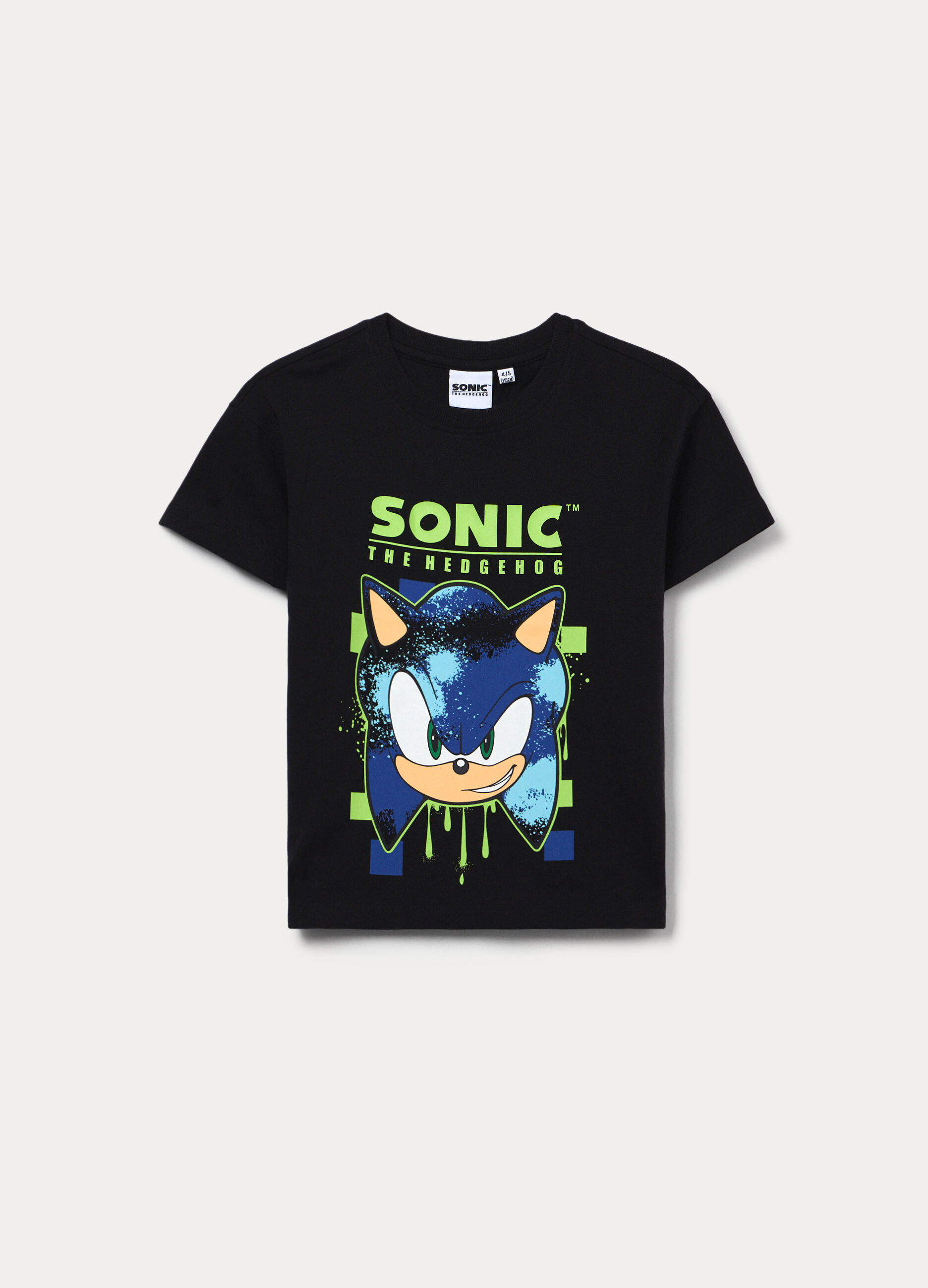 T-shirt girocollo Sonic bambino_0