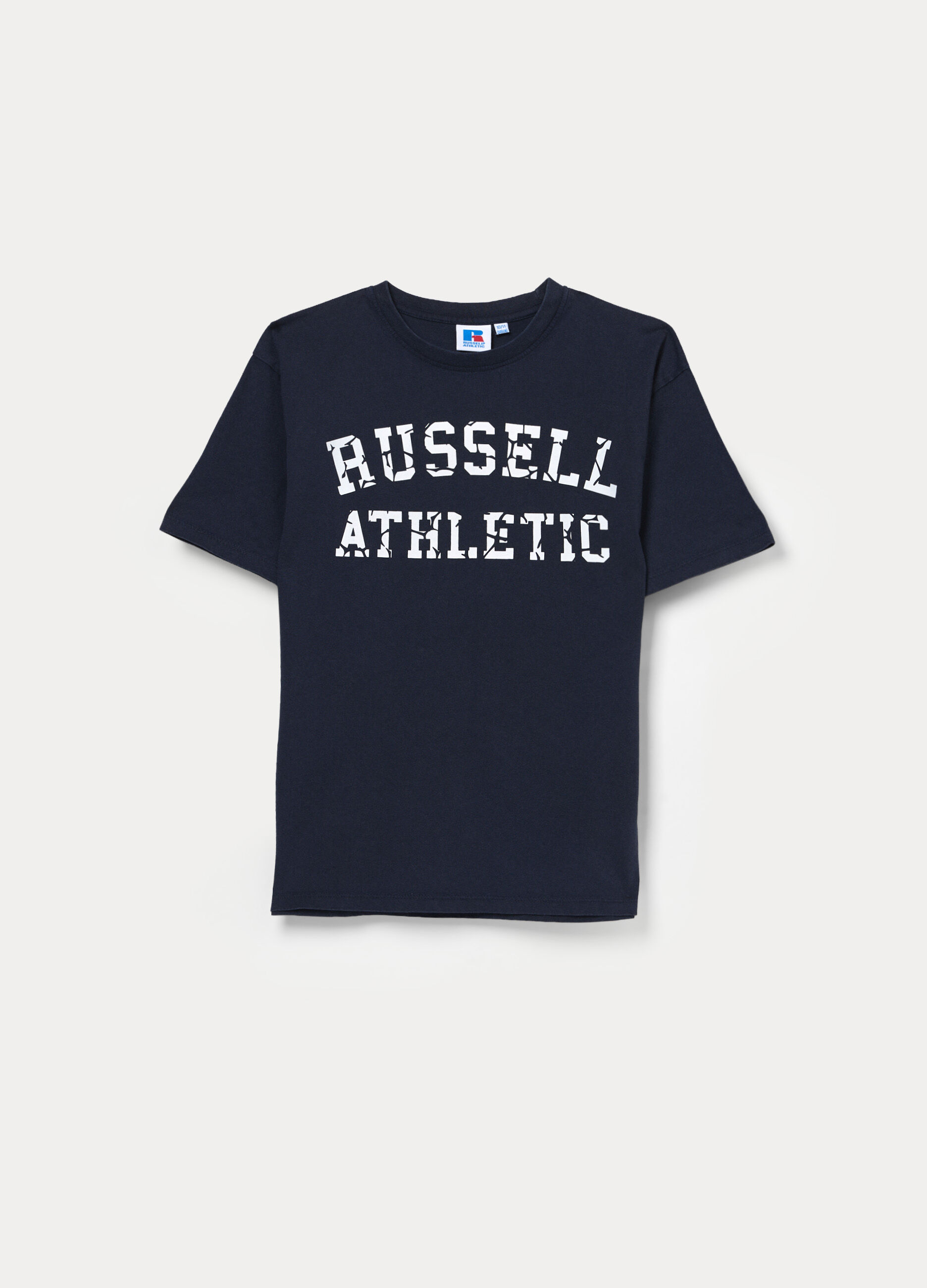 T-shirt girocollo Russel Athletic in jersey di puro cotone ragazzo_0