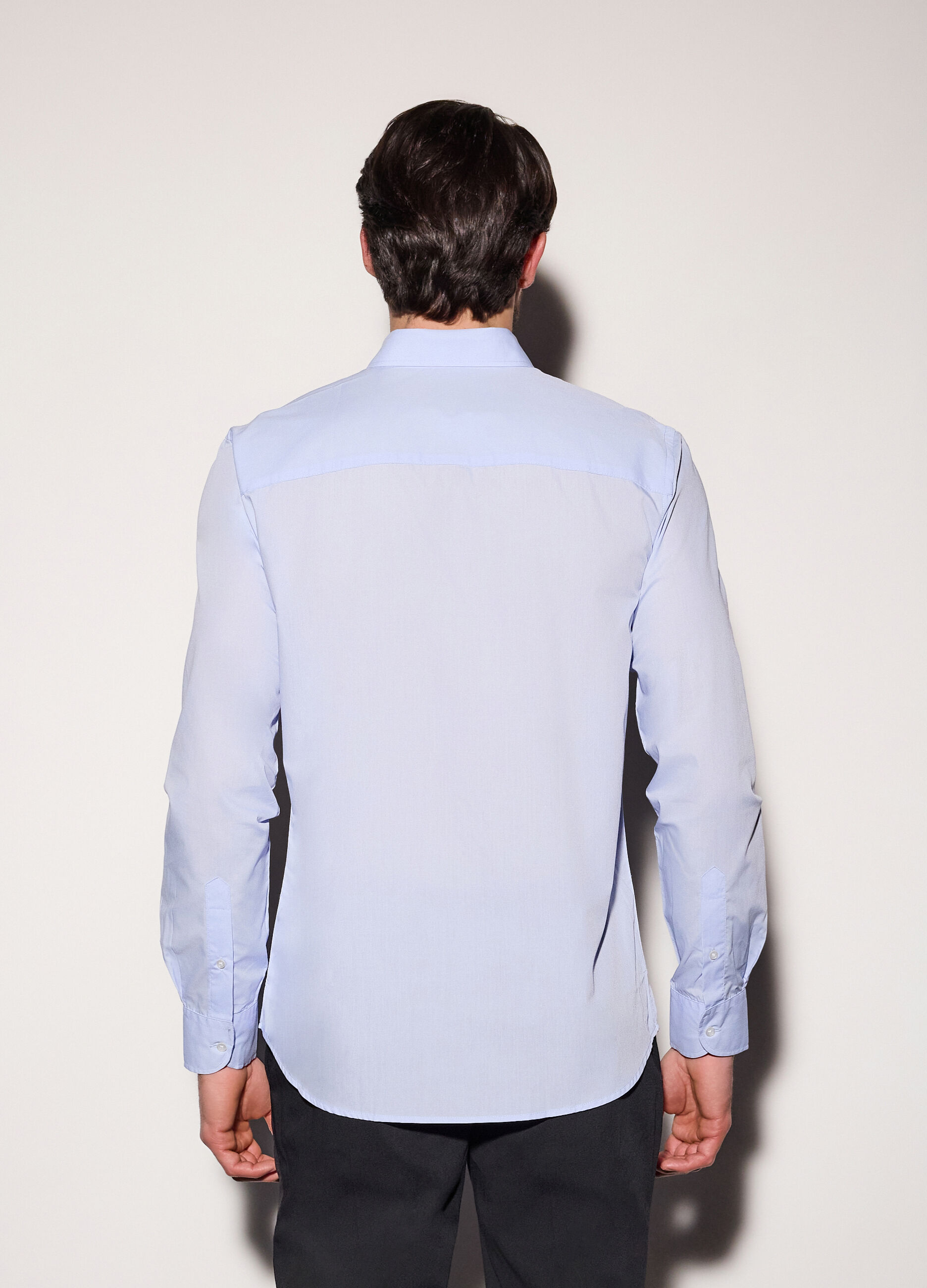 Camicia regular fit con colletto button down uomo