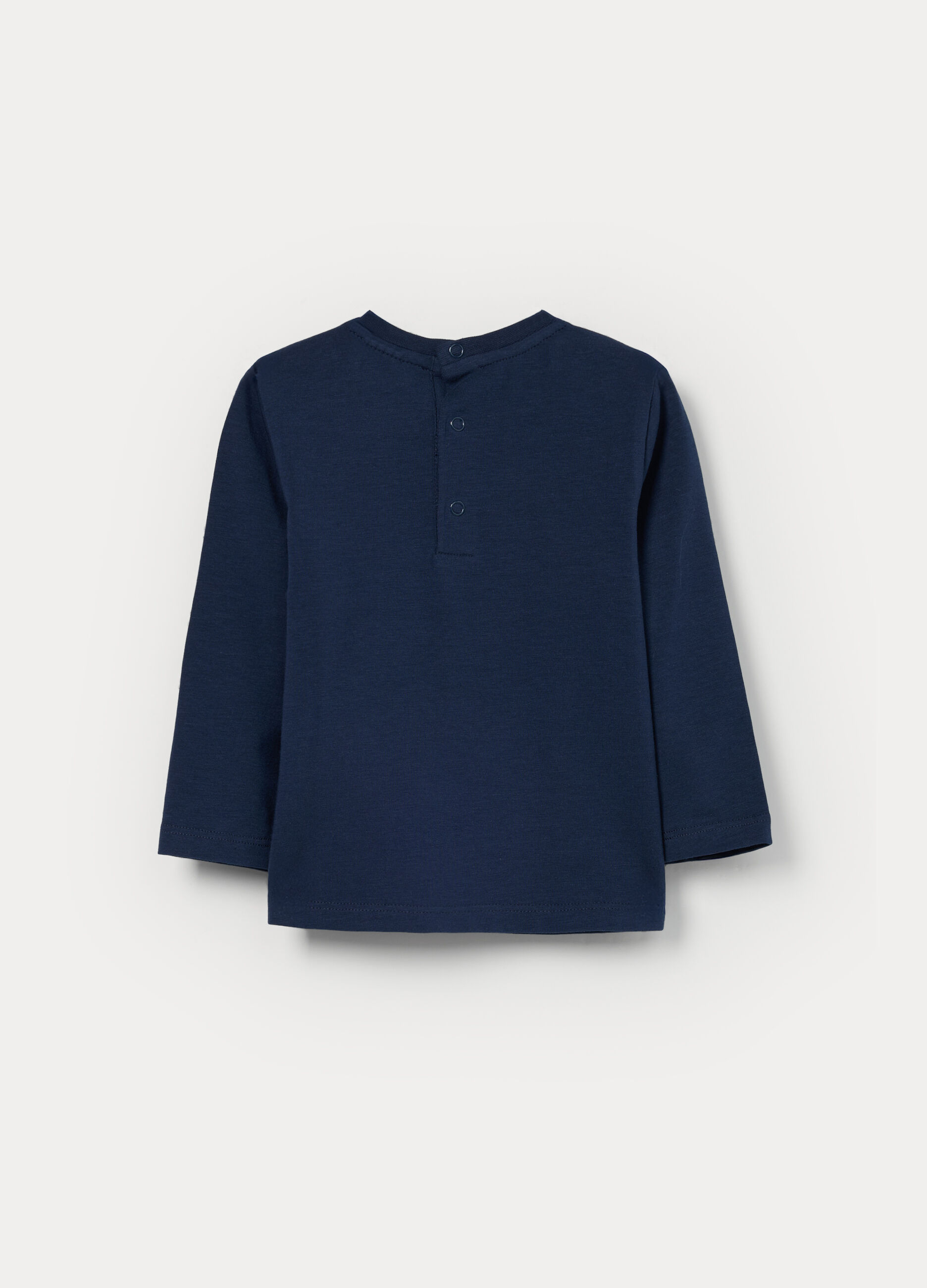 T-shirt in jersey di cotone stretch neonato_1