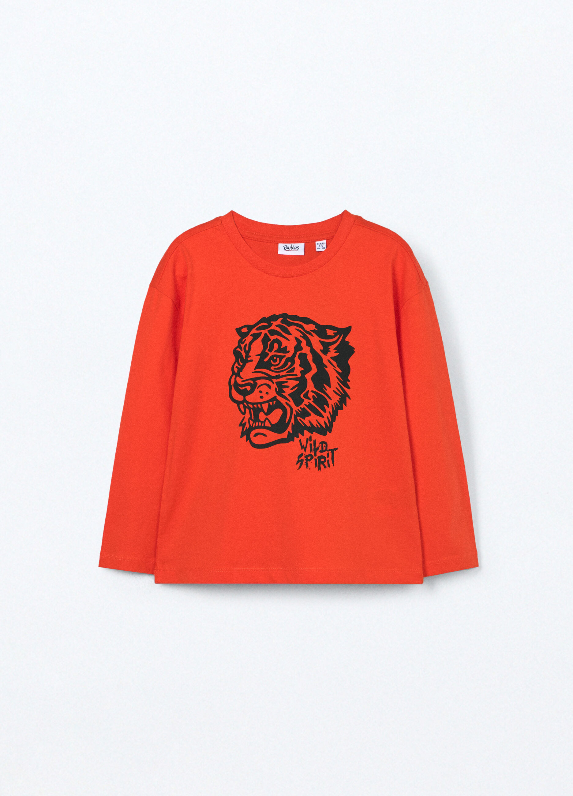 T-shirt in jersey di puro cotone bambino_0