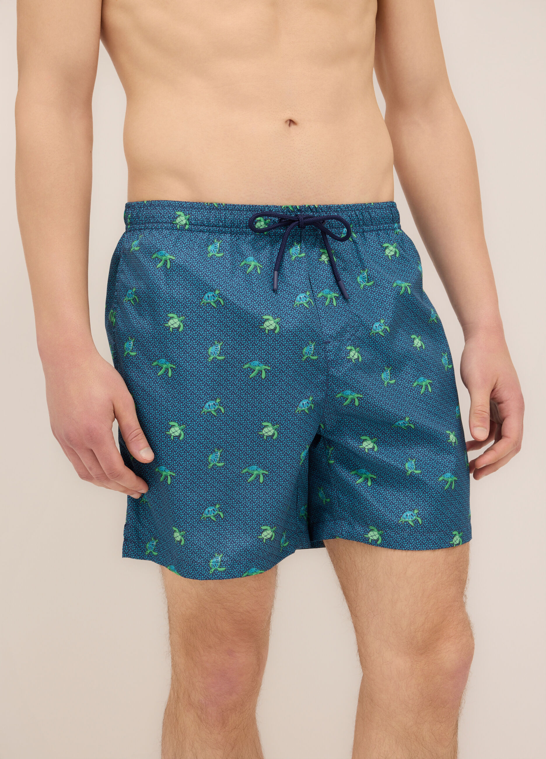 Boxer mare con stampa uomo_1