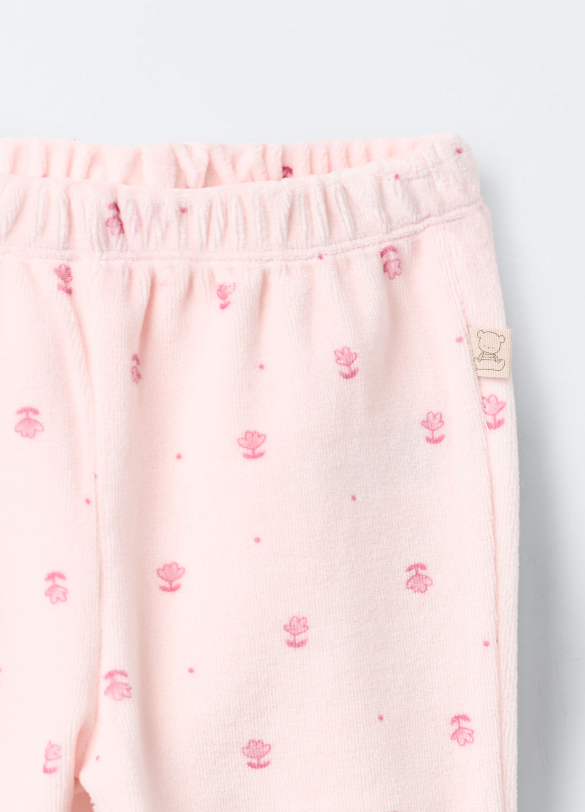 Set misto cotone velour neonata_2