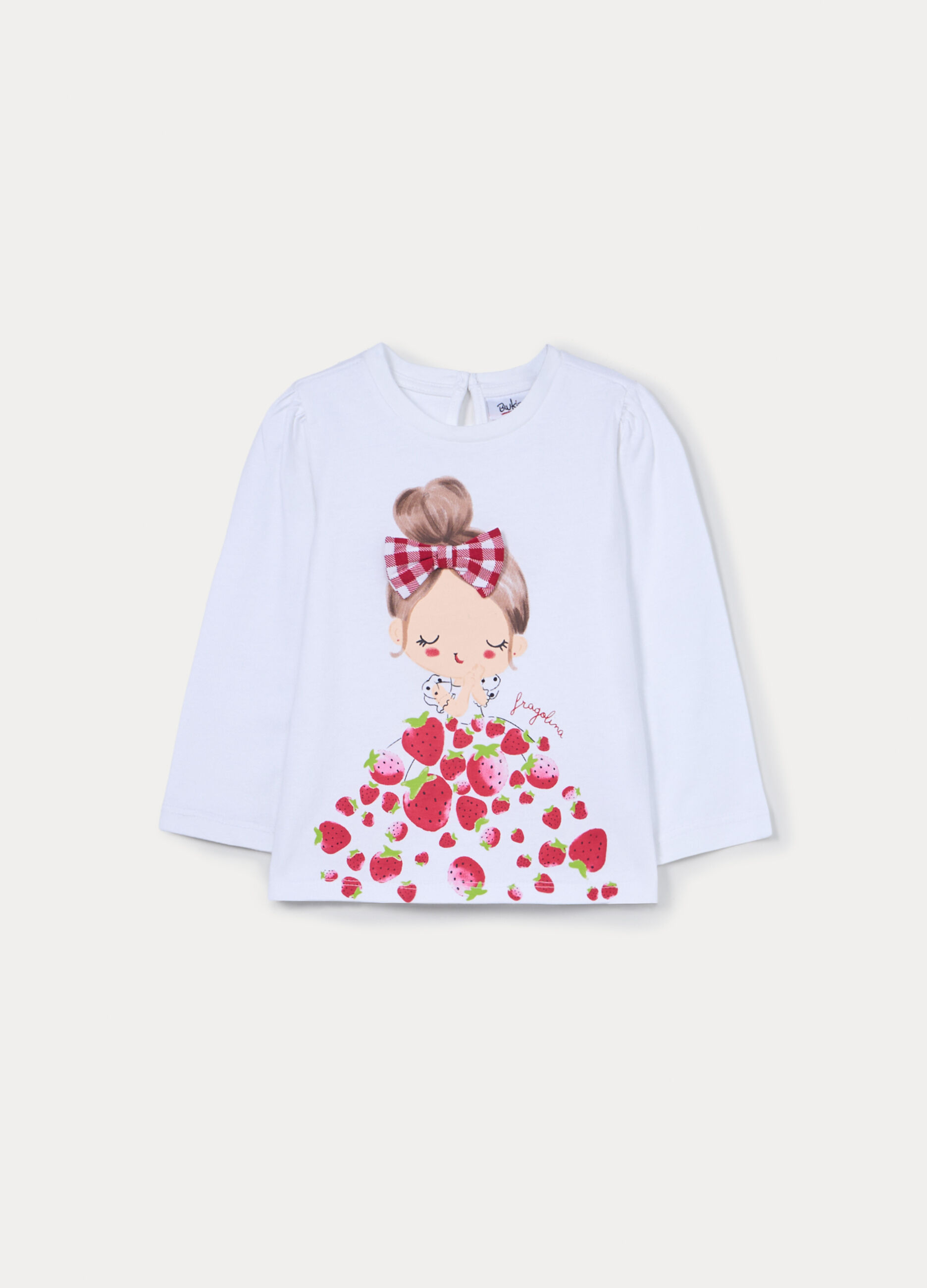 T-shirt in jersey di puro cotone bimba_0