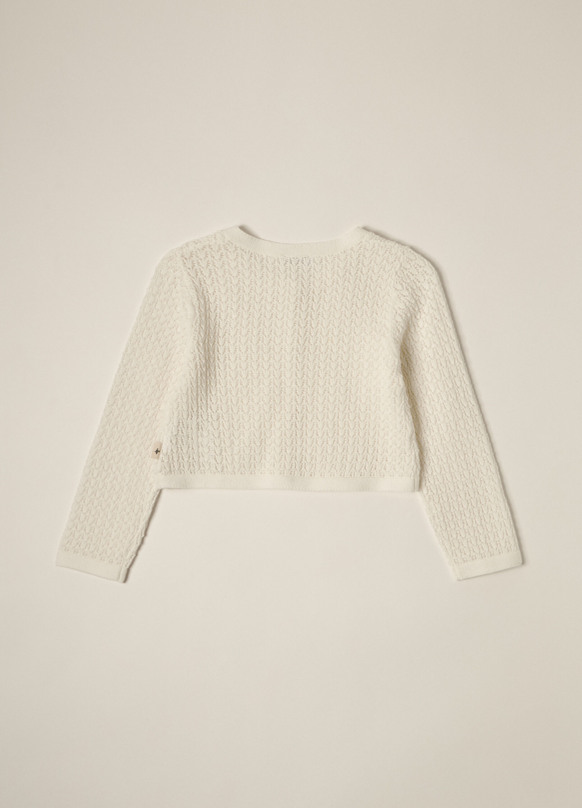 Cardigan tricot in puro cotone IANA neonata_2