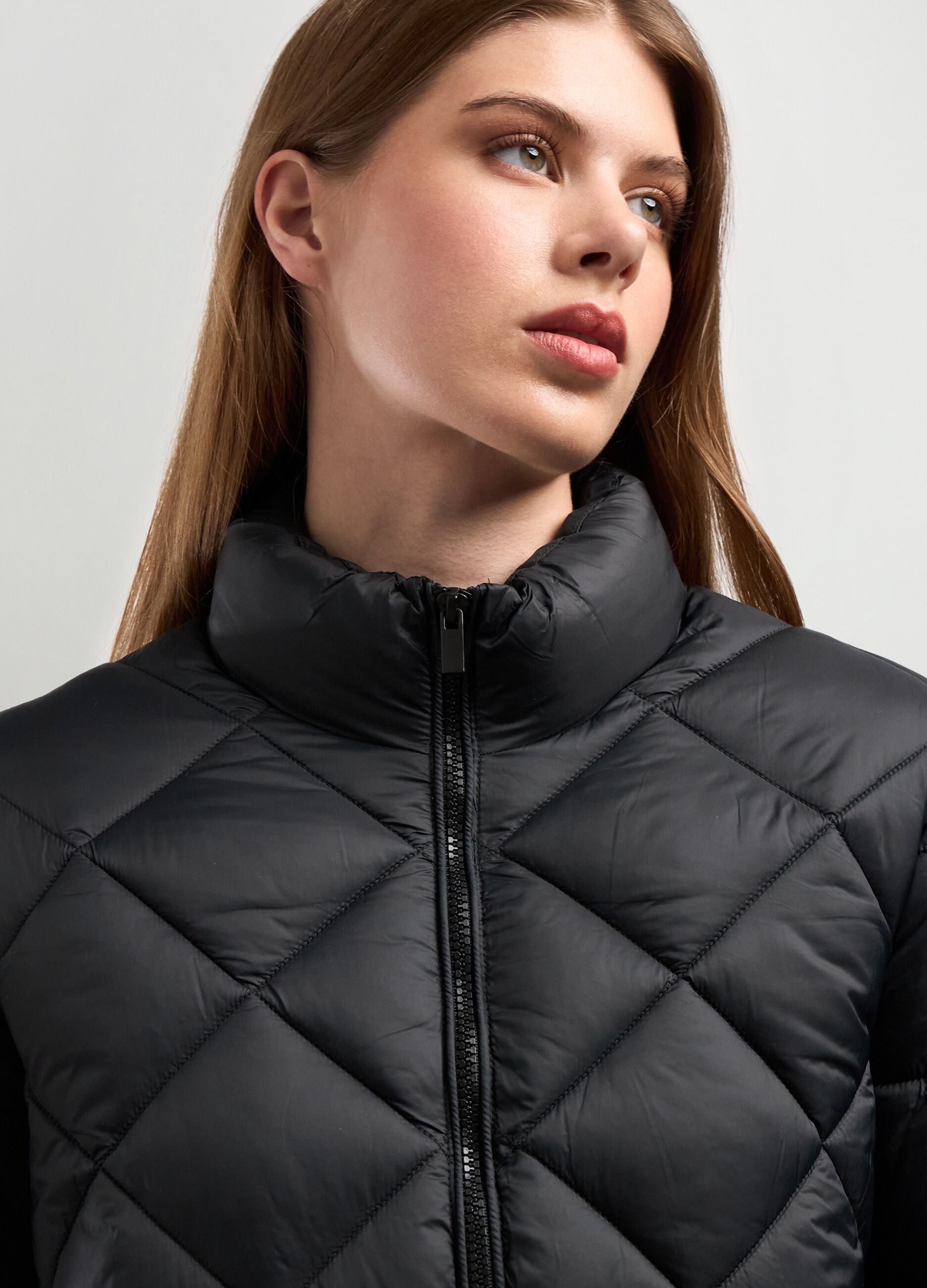 Giubbino imbottito full zip donna_2