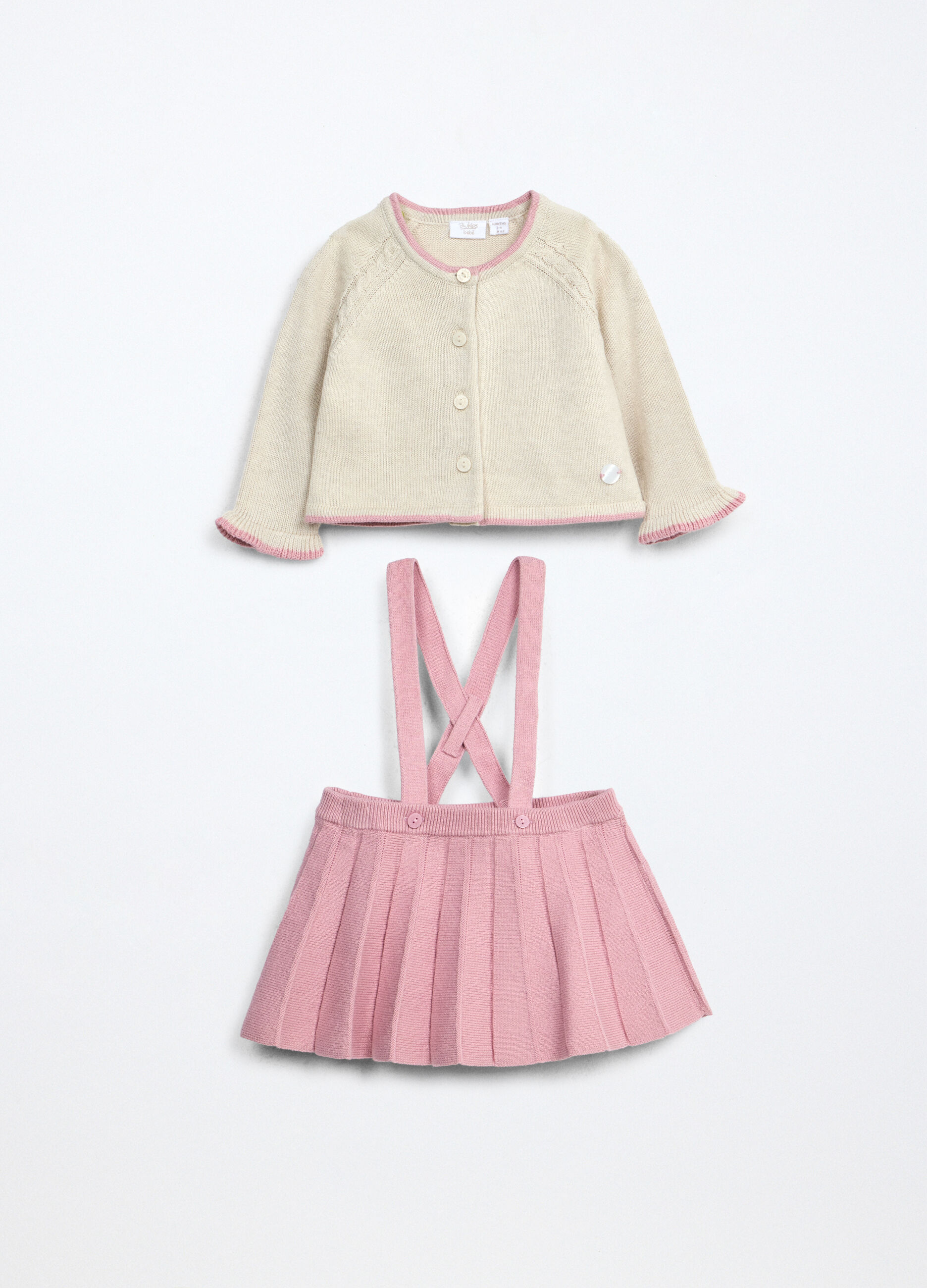 Set tricot in puro cotone neonata_0
