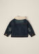 Giacca denim blu con interno in pelliccia_2
