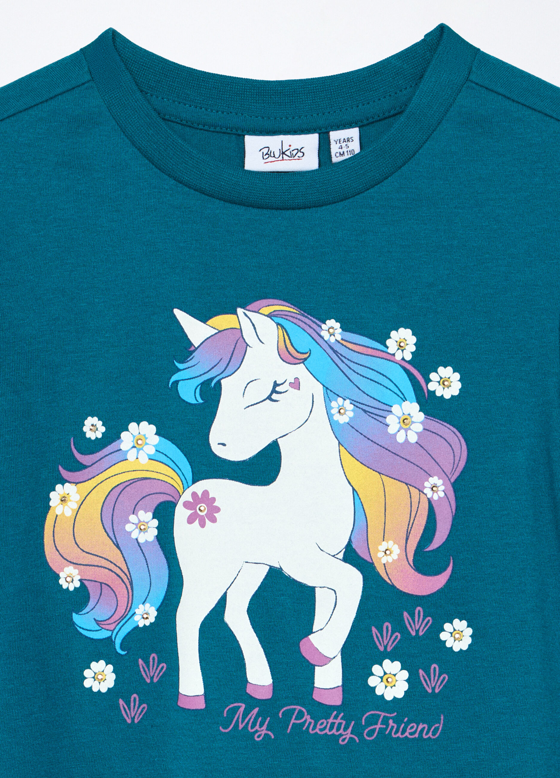 T-shirt in jersey di puro cotone bambina_2