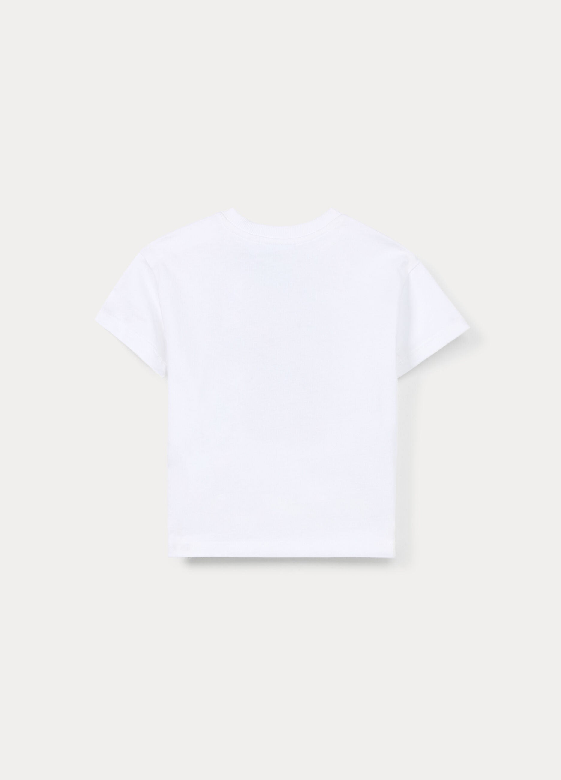 T-shirt in jersey di cotone stretch bimbo_1