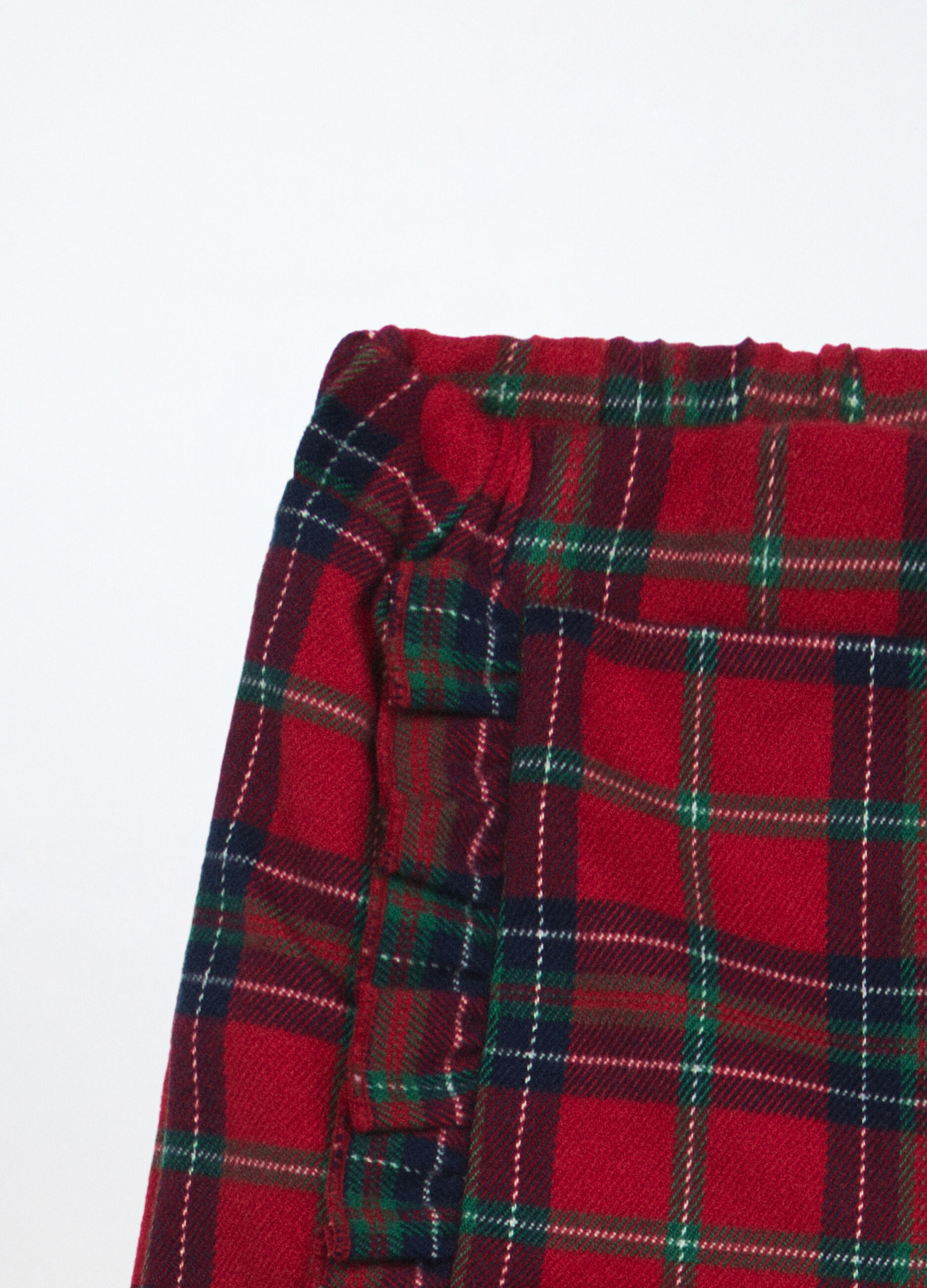 Pantaloni in twill misto viscosa neonata_2