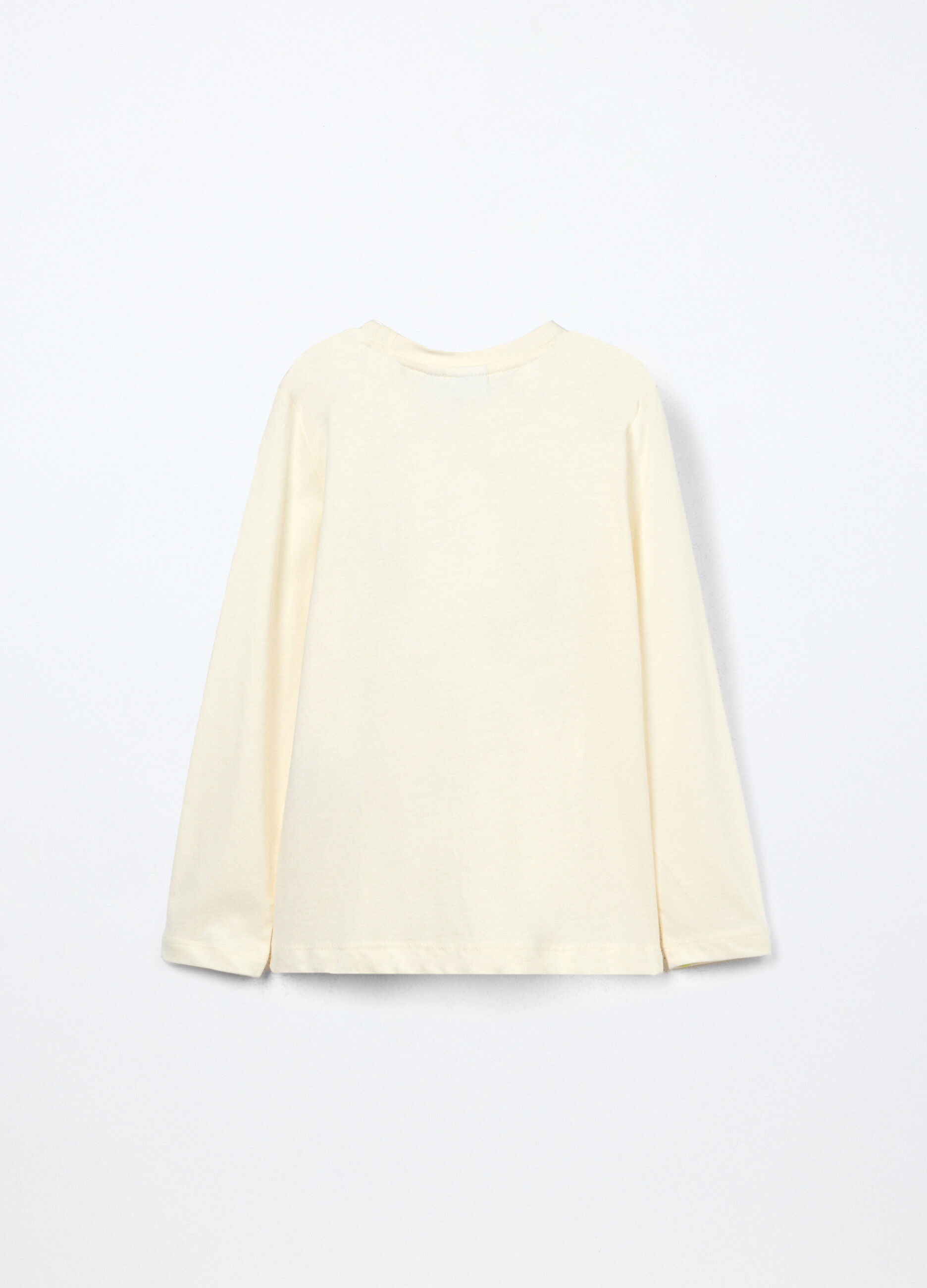T-shirt in jersey di puro cotone bambina_1