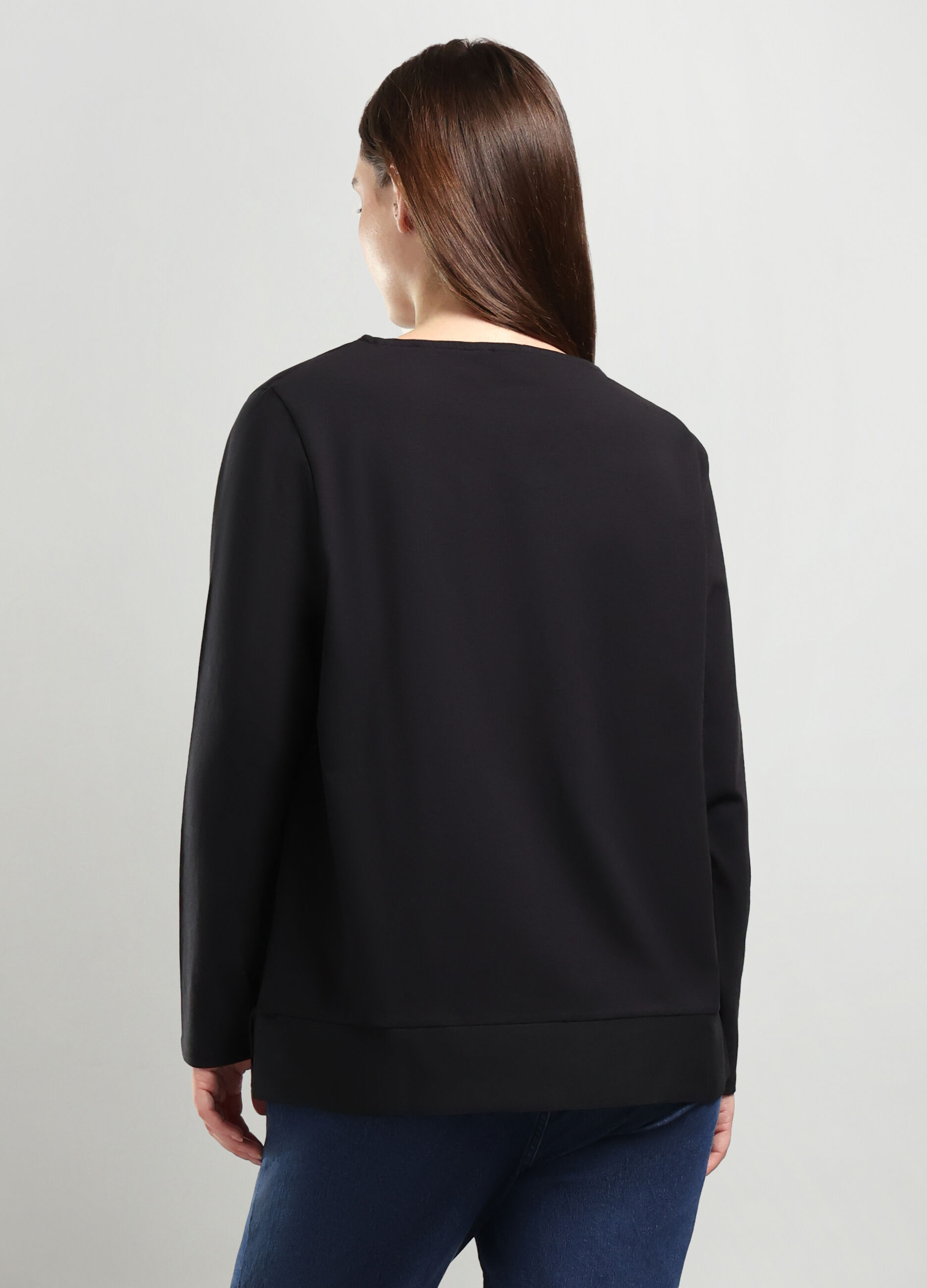 T-shirt in cotone stretch donna curvy_1