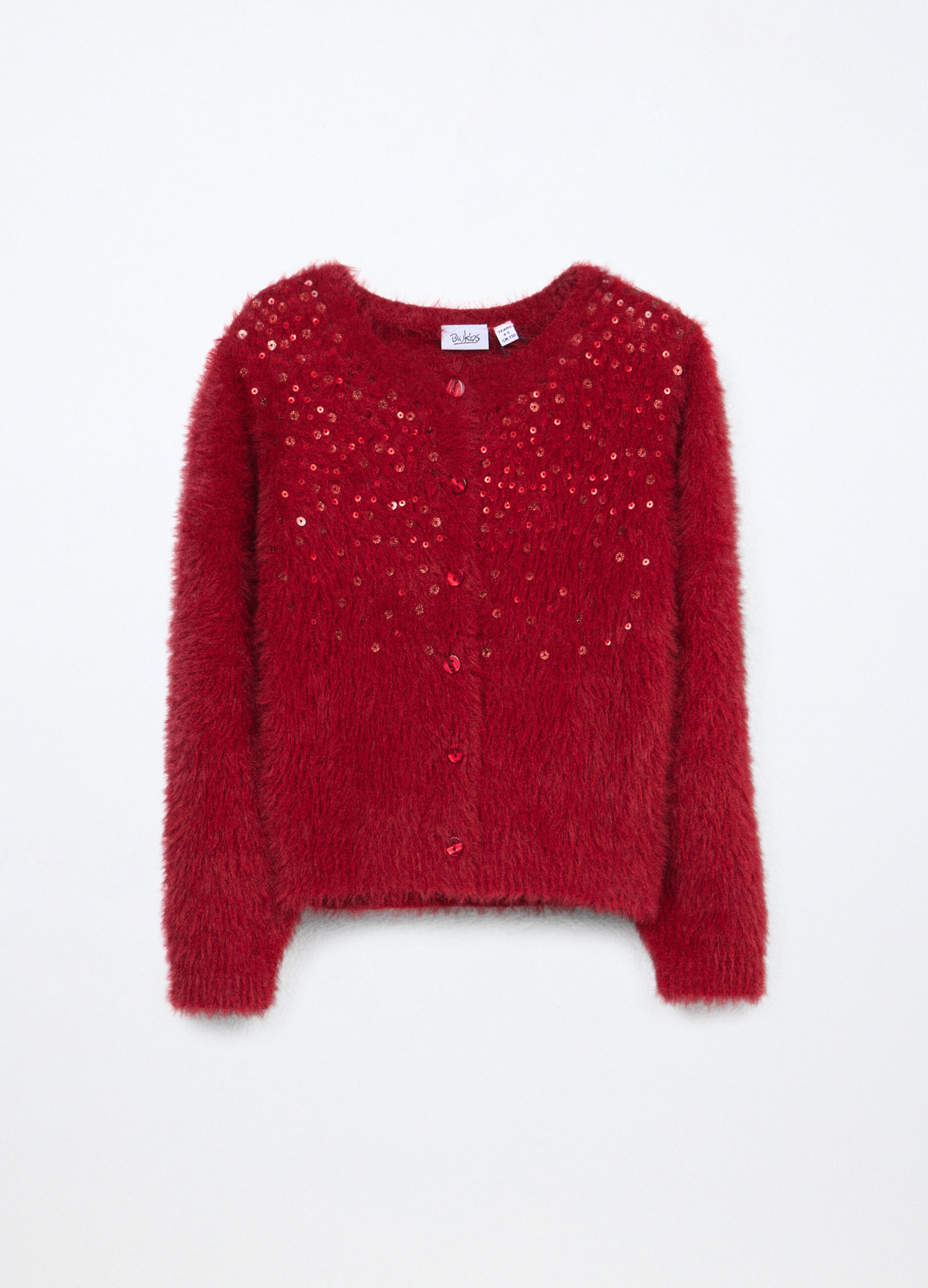 Cardigan con paillettes bambina_0