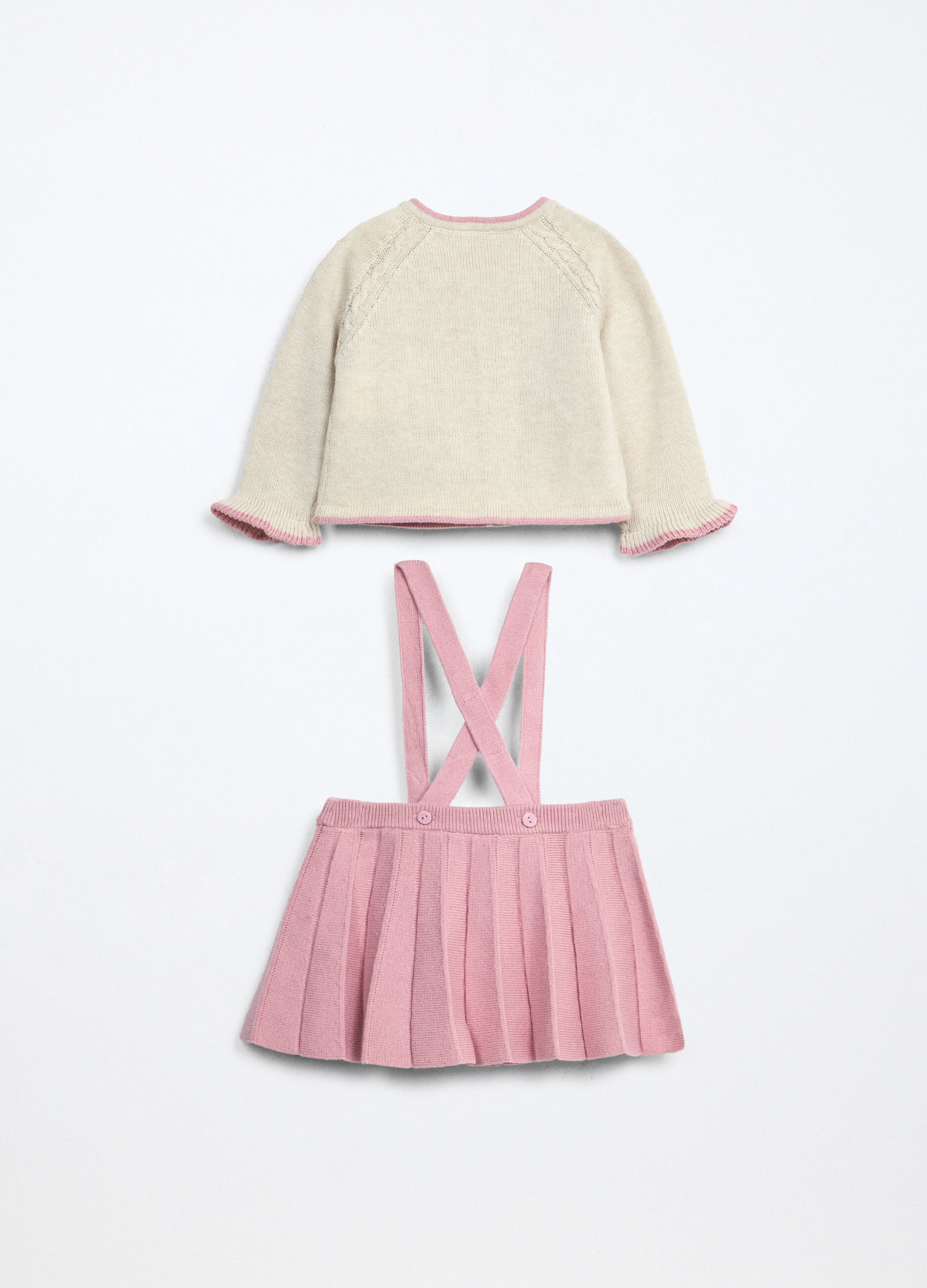 Set tricot in puro cotone neonata_1