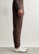 Jogger slim fit in felpa di cotone uomo_1